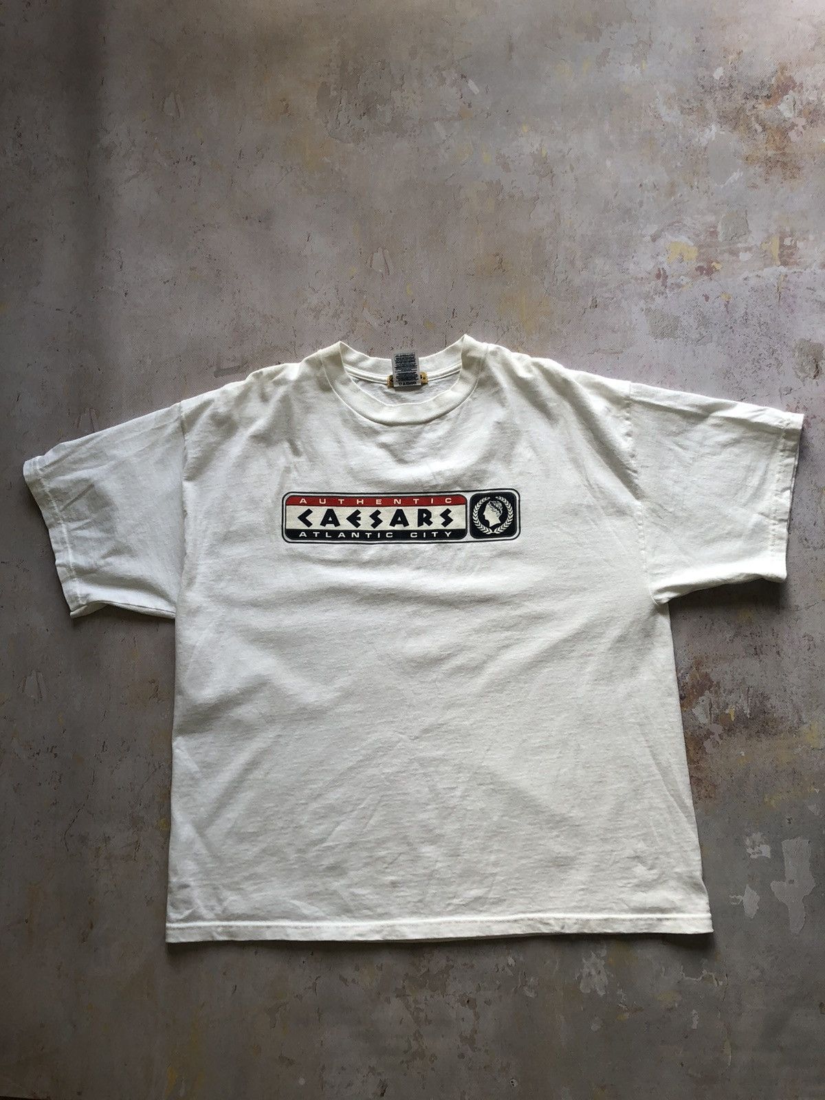 Vintage very rare Caesars Casino Atlantic City vintage tee y2k Size US XL / EU 56 / 4 - 1 Thumbnail