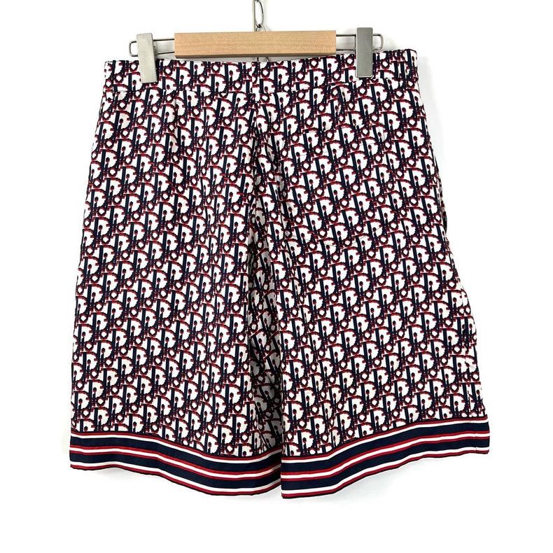 Dior Dior Classic old flower full logo silk shorts 2505-Nextarro Size US 30 / EU 46 - 2 Thumbnail
