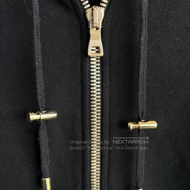 Balmain Balmain Black Cotton Hoodie for Men . Size US XS / EU 42 / 0 - 5 Thumbnail