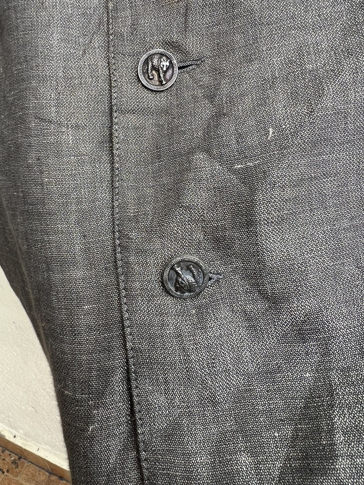 Versace Vintage 90s Gianni Versace Versus Linen Vest Size US M / EU 48-50 / 2 - 14 Thumbnail