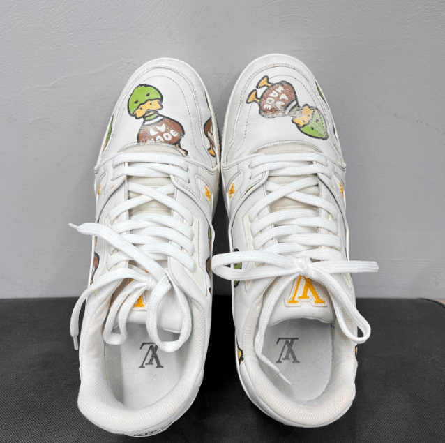 Louis Vuitton Louis Vuitton low-top sneakers 43.5 Size US 10.5 / EU 43-44 - 3 Thumbnail
