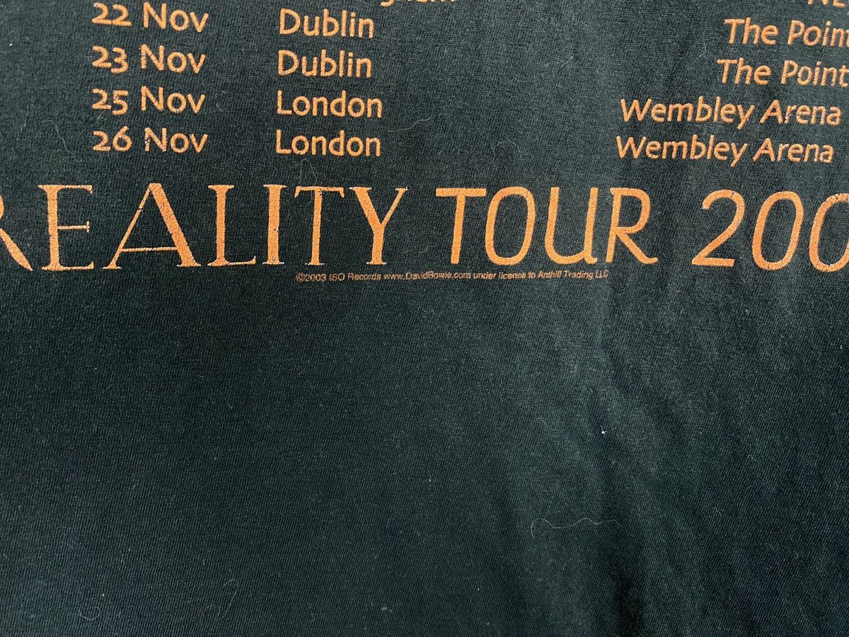 Vintage Men’s David Bowie Reality Tour 2003 T-Shirt Size XL Size US XL / EU 56 / 4 - 11 Thumbnail