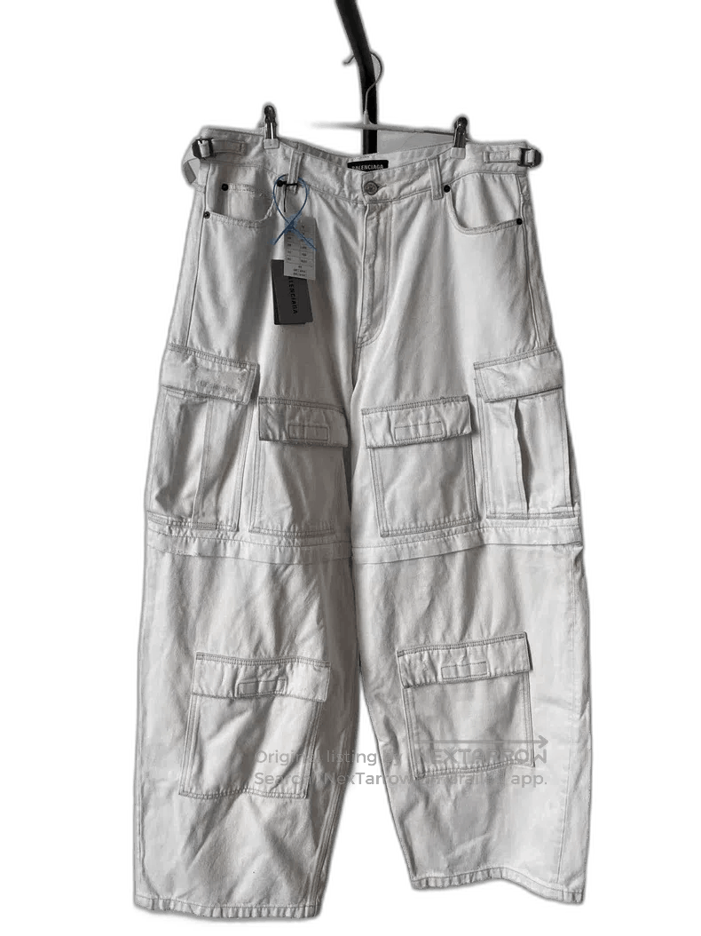 Balenciaga white wide. Size US 36 / EU 52 - 1 Thumbnail