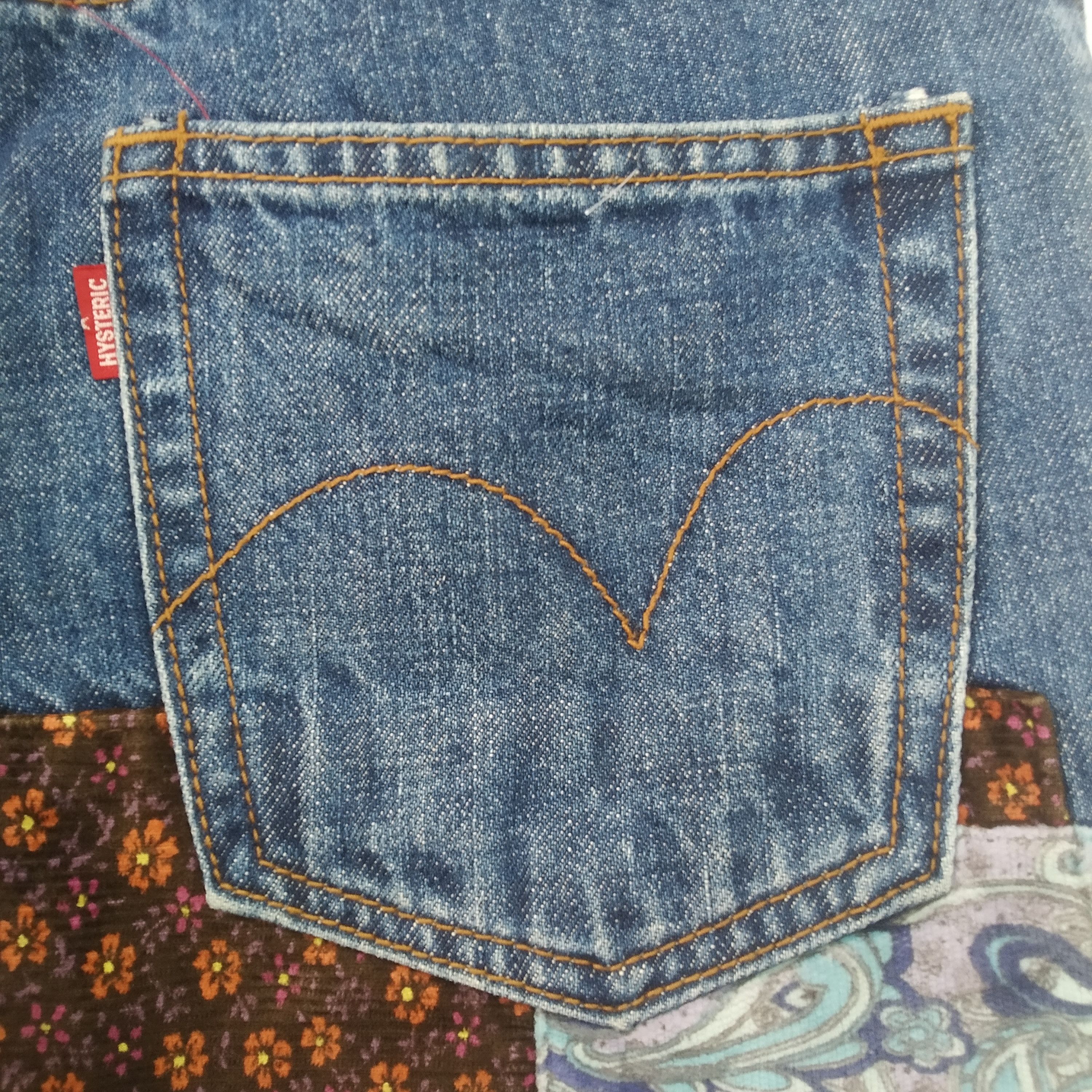 Hysteric Glamour Vintage Hysteric Glamour Japan Patchwork Inspired Kapital Size US 31 - 10 Thumbnail