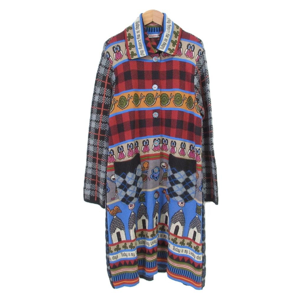 Other Olleborebla Alberobello Long Knit Coat Textile Outerwear DUTY FREE for USA