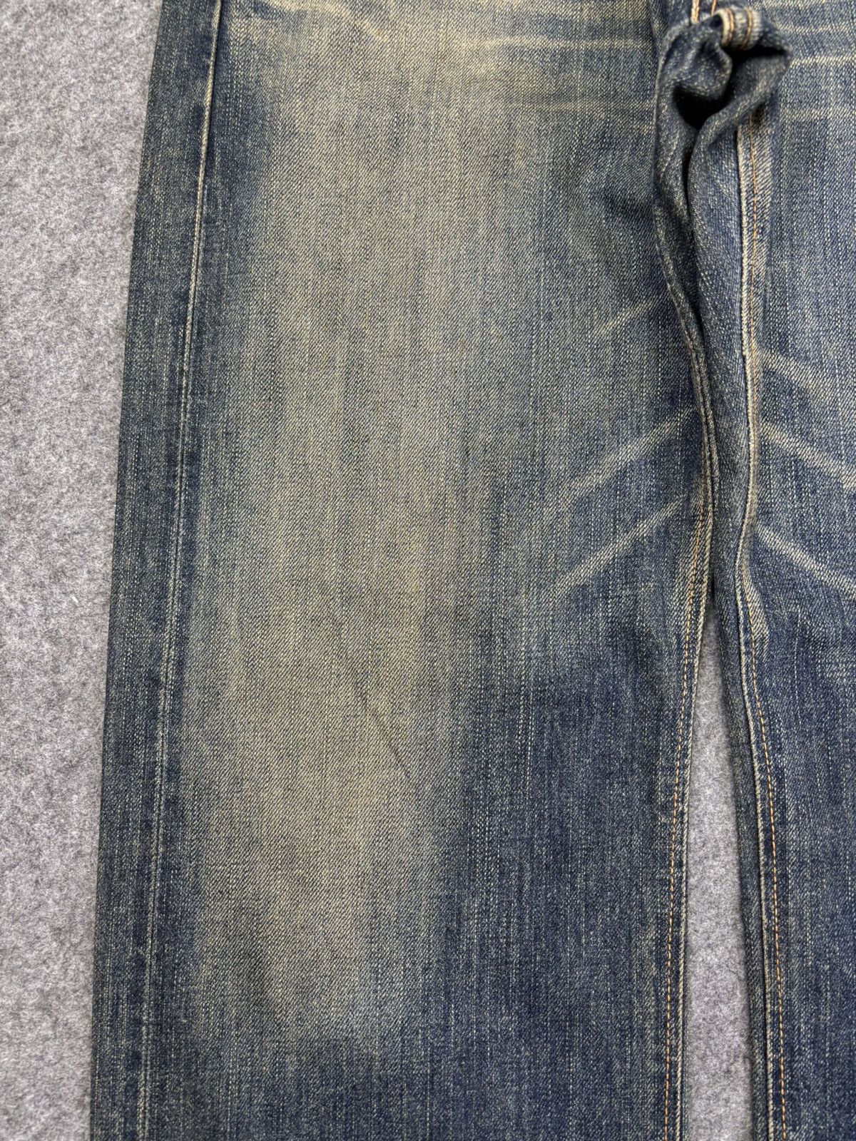 Edwin 💥Wide Selvedge💥Edwin 505z Mudwash DSelvedge Denim F913 Size US 33 - 6 Thumbnail