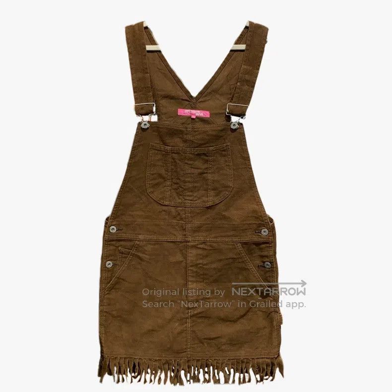 Junya Watanabe Fringe Overalls Skirt