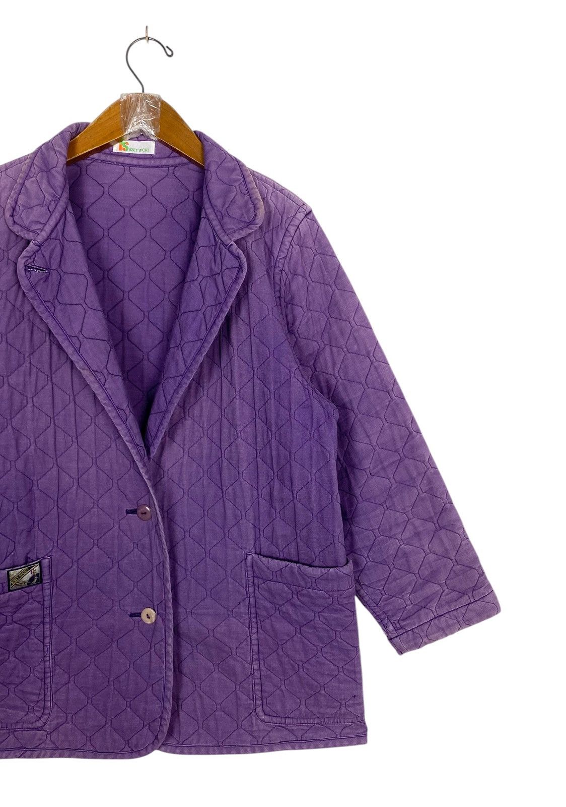 Issey Miyake Rare‼️ Vintage 80S ISSEY SPORTS COTTON QUILTED JACKET Japan Size M / US 6-8 / IT 42-44 - 3 Thumbnail