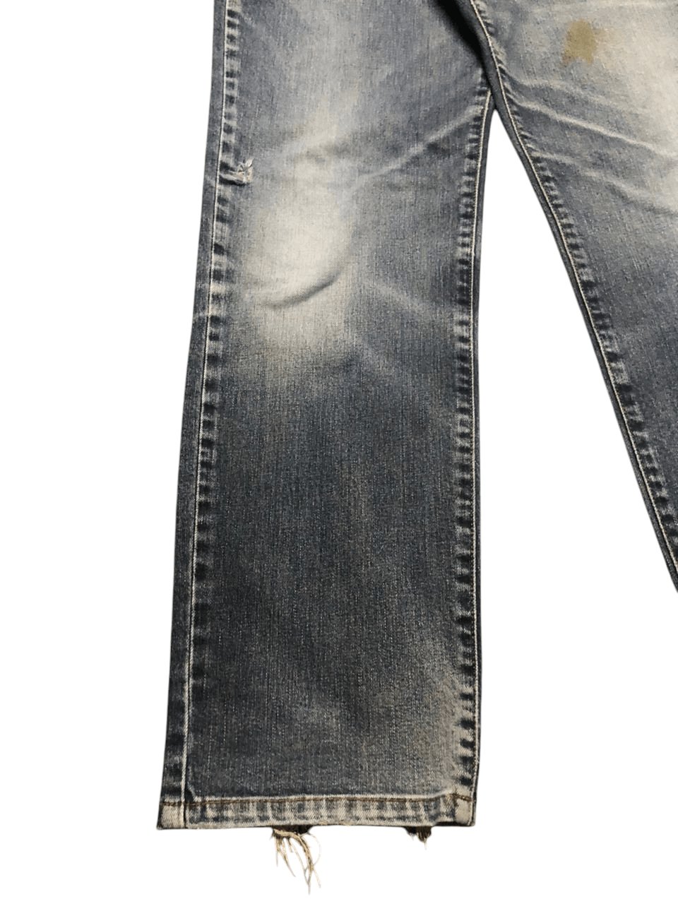 Edwin Vintage Edwin 604 Flare Distressed Dirty Denim Pants Size US 33 - 5 Thumbnail