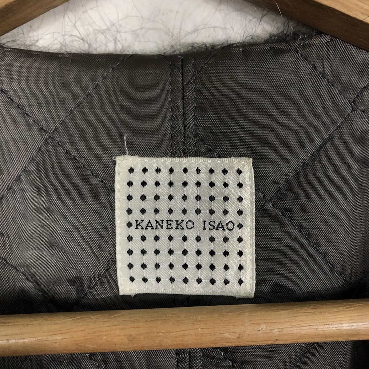 Japanese Brand 🔥Rich Grey - Mohair Wool Long Jacket Kaneko Isao Japan Size US M / EU 48-50 / 2 - 14 Thumbnail