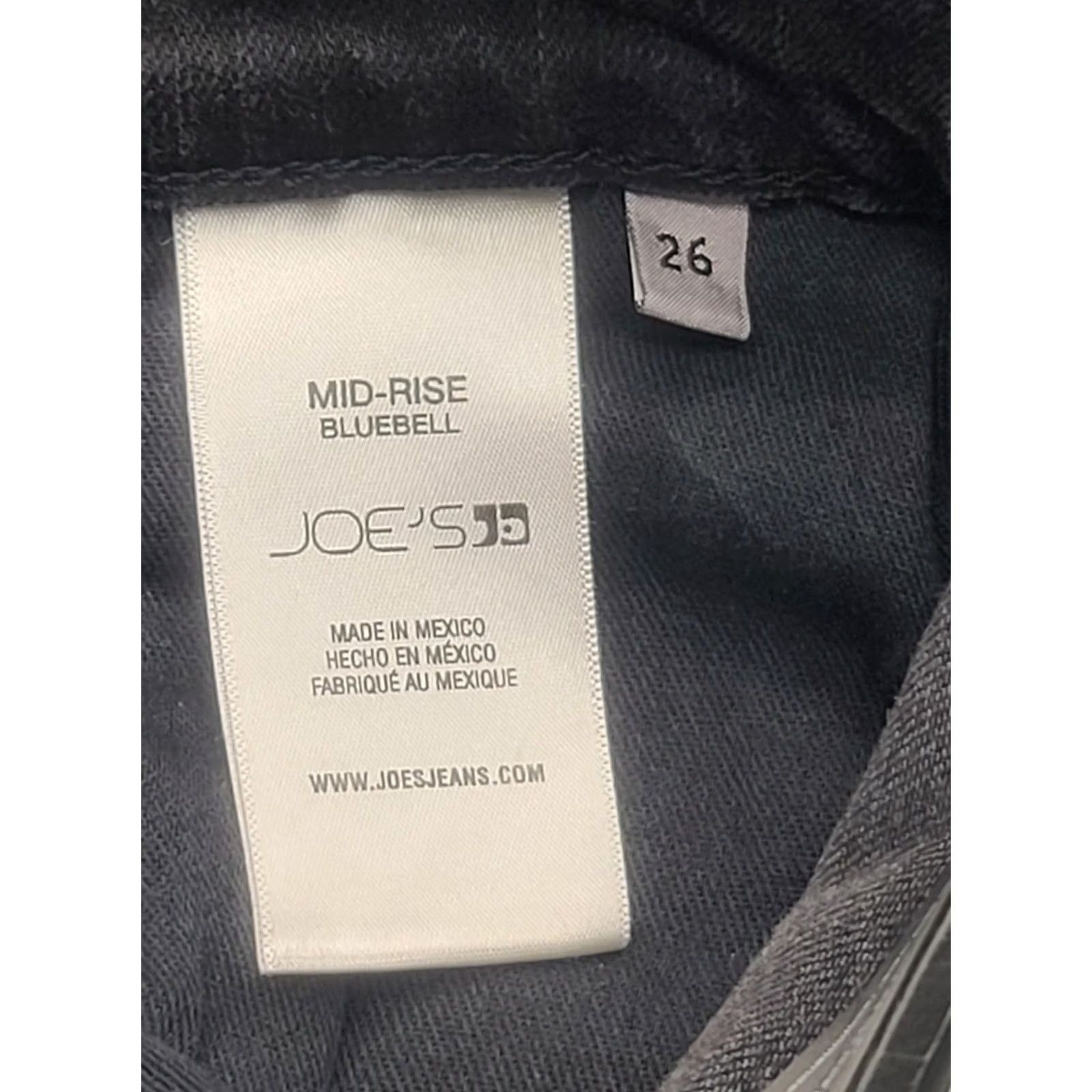 Vintage VINTAGE Joe's Jeans Black 26x28 Skinny Fit Ankle Distressed Whiskering Womens Jeans Size 26" / US 2 / IT 38 - 4 Thumbnail