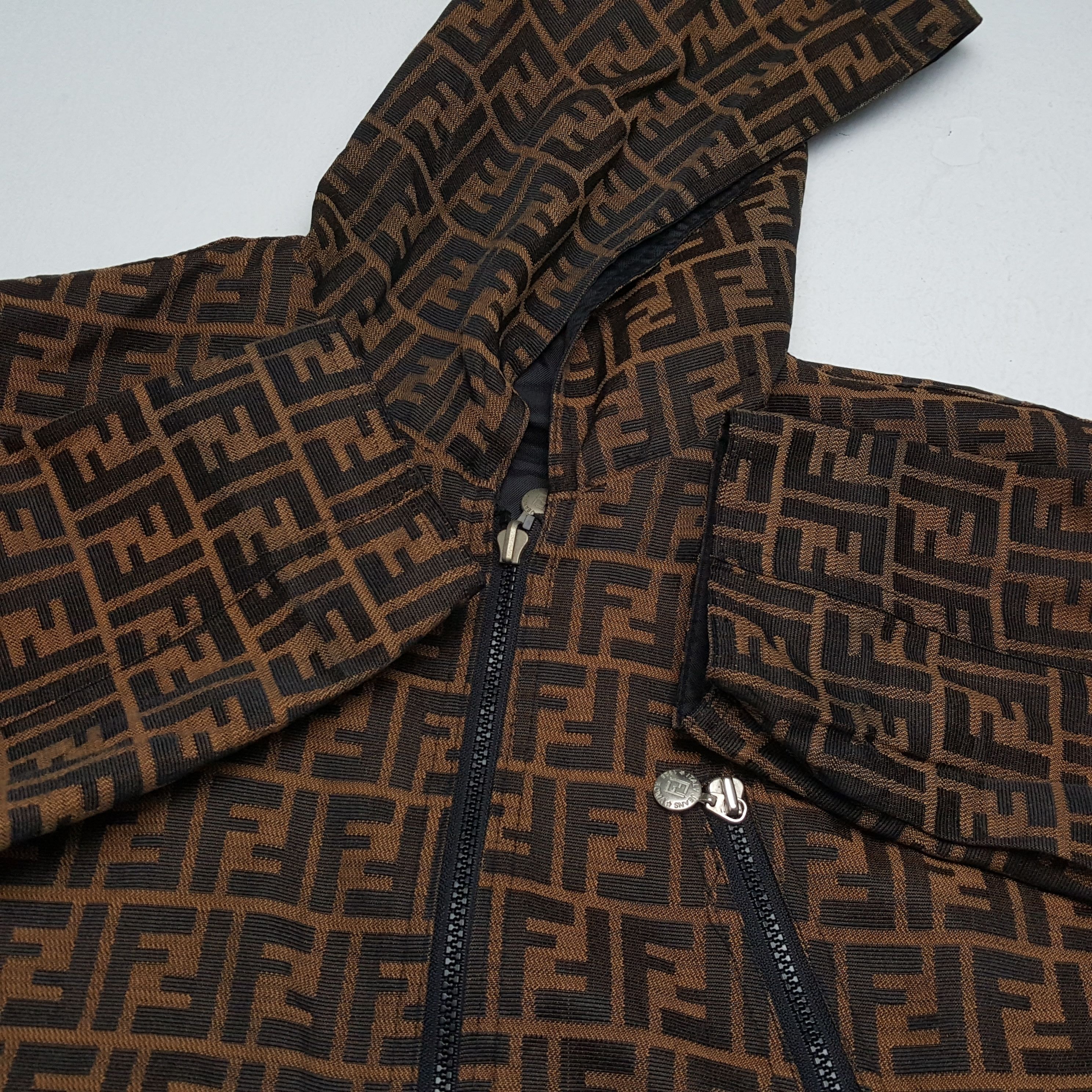 Fendi FENDI Italian Luxury Brand Fashion Style Reversible Jacket Size US L / EU 52-54 / 3 - 13 Thumbnail
