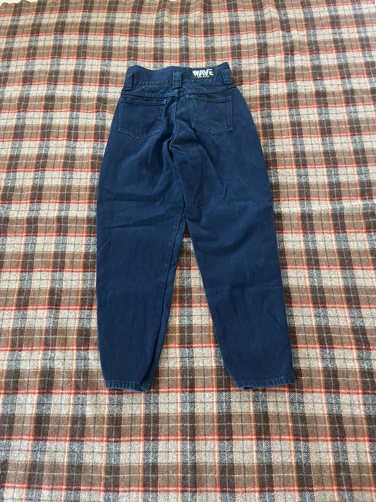 Other Vintage 80’s Made in USA Wave Navy High waisted Mom jeans Size 27" / US 4 / IT 40 - 6 Thumbnail