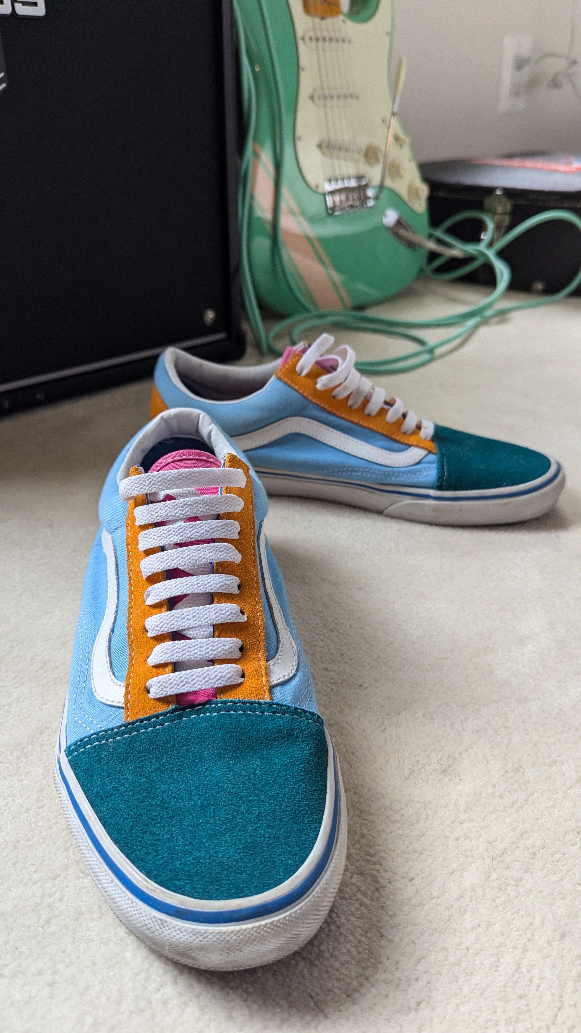 Multi color block vans store