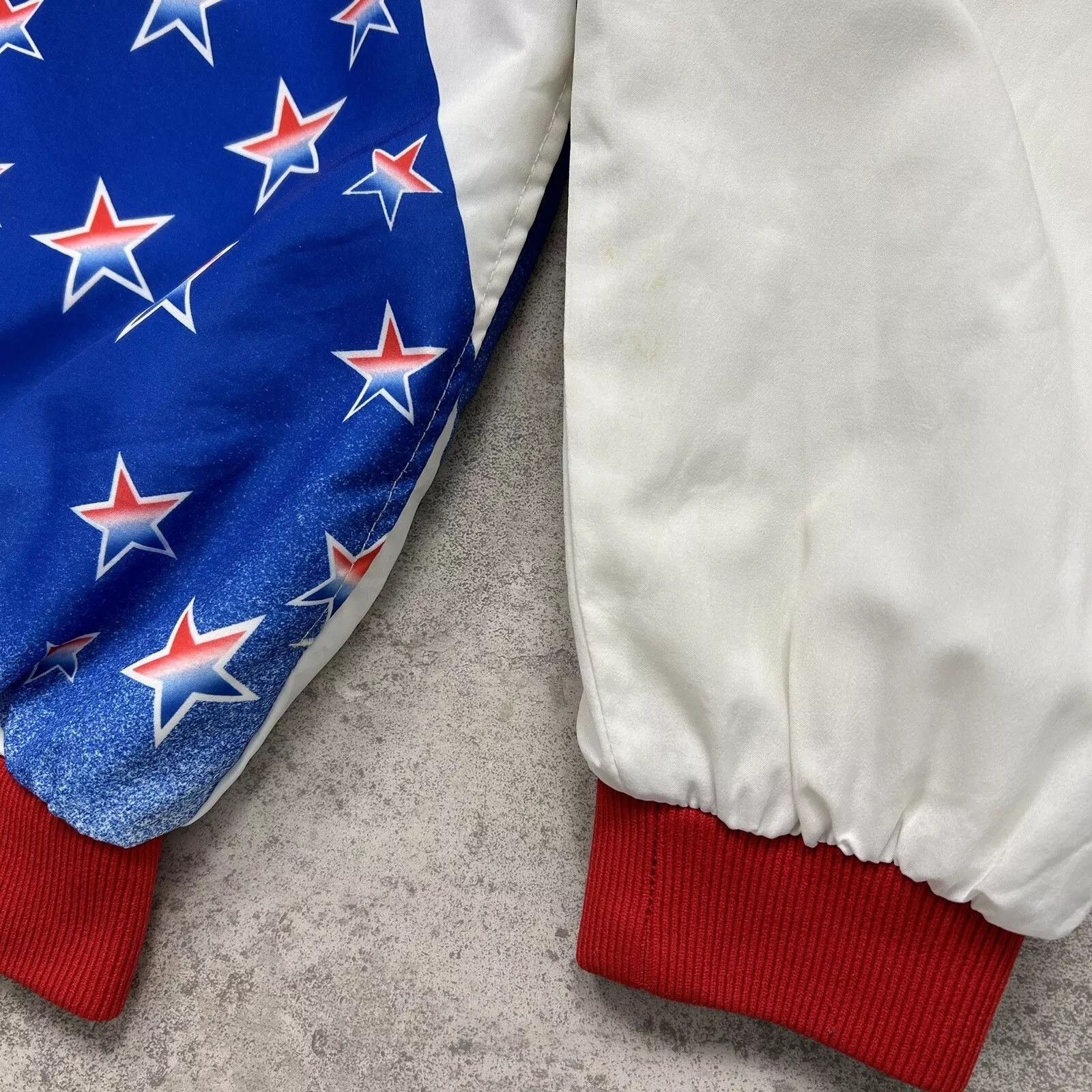 NBA × Vintage PHILADELPHIA 76ERS CHAMPION WARM UP SHOOTING JACKET SIZE L Size US L / EU 52-54 / 3 - 7 Thumbnail