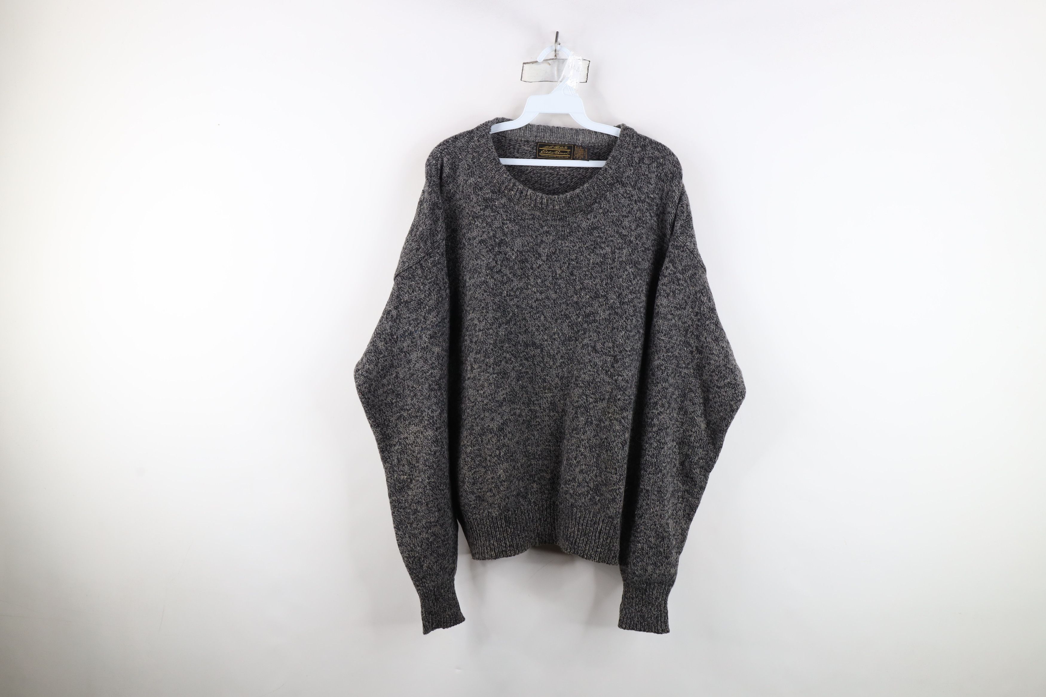 Eddie Bauer Vintage 90s Eddie Bauer Blend Knit Sweater Heather Gray USA Size US L / EU 52-54 / 3 - 1 Thumbnail