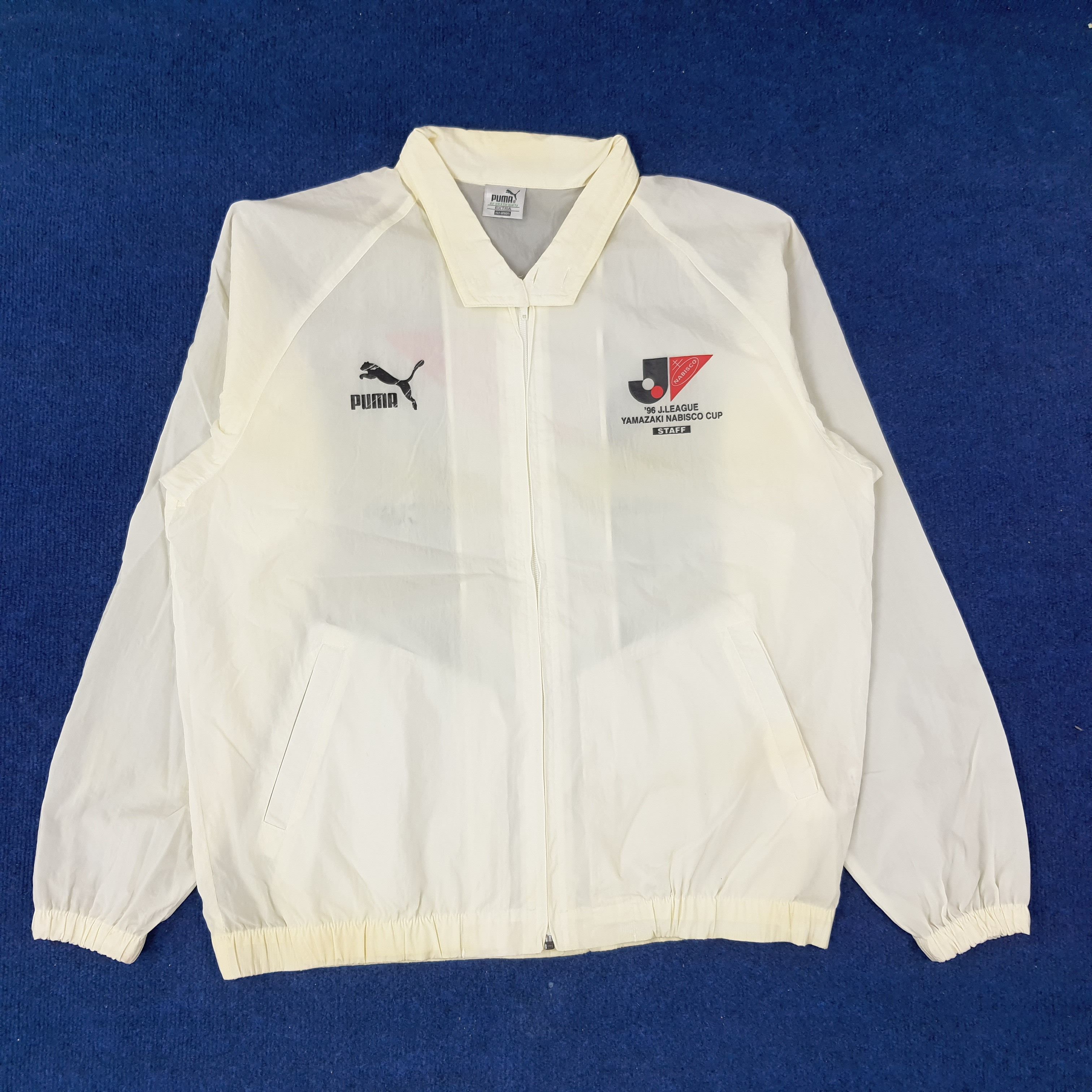 Puma × Vintage Vintage PUMA Japan League Staff Sports Windbreaker C231N2 Size US L / EU 52-54 / 3 - 3 Thumbnail
