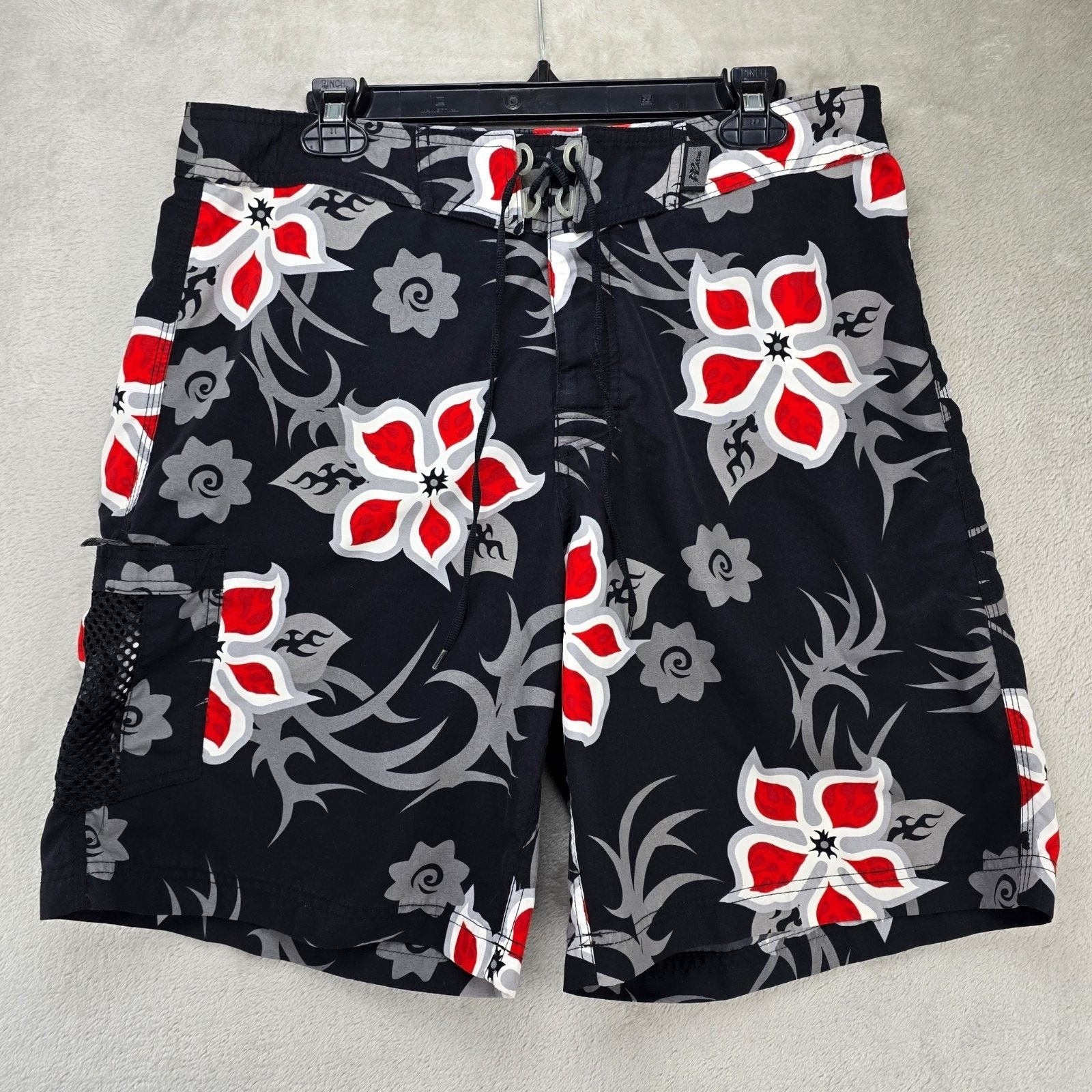 No Fear No Fear Board Shorts Mens 34 Floral Trival Swim Trunks Y2K Size US 34 / EU 50 - 1 Thumbnail