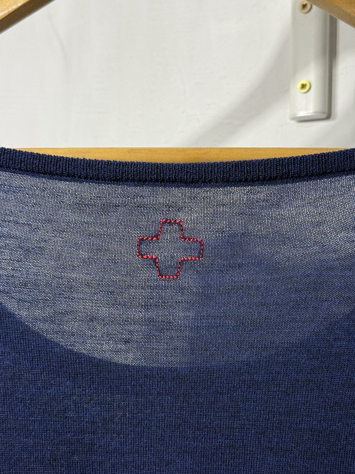 A.F. Vandevorst Vintage A. F. VANDEVORST Asymmetric Merino Wool Sweater Top Size ONE SIZE - 6 Thumbnail