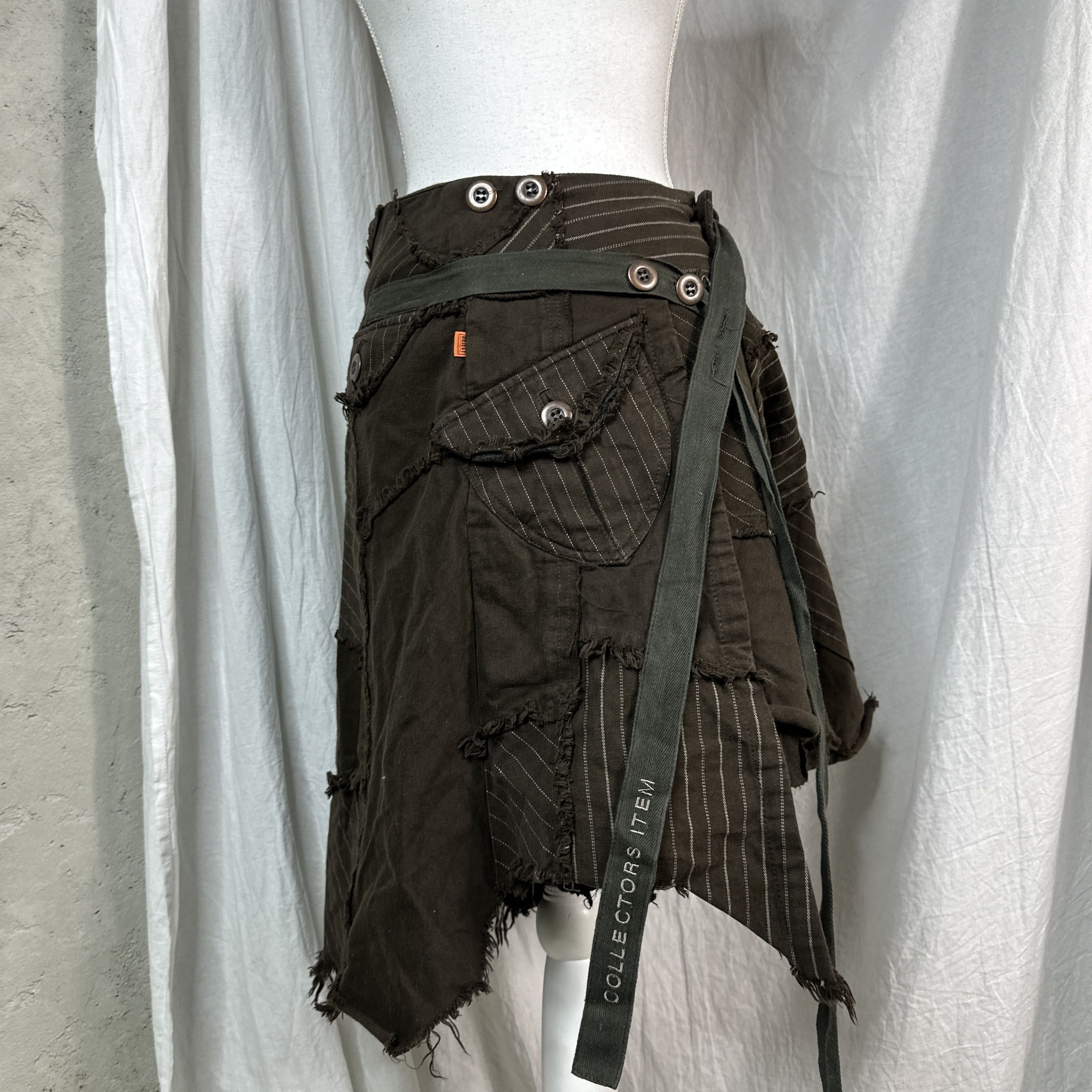 Vintage Asymmetrical Vintage Avant Garde Skirt Size 30" / US 8 / IT 44 - 7 Thumbnail