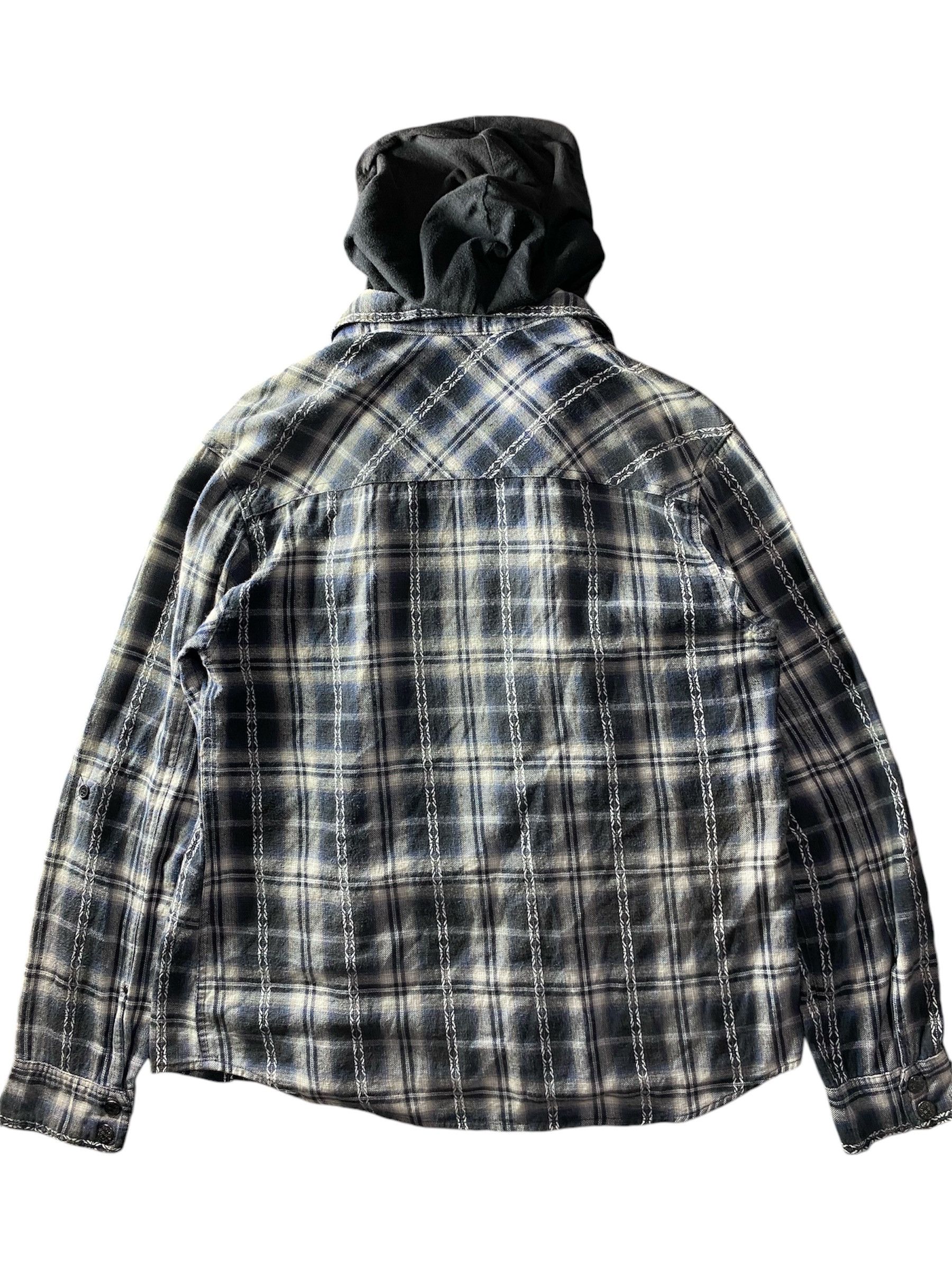 If Six Was Nine × Japanese Brand × Le Grande Bleu (L.G.B.) Grangesta standard double layers tartan shirt Size US L / EU 52-54 / 3 - 3 Thumbnail