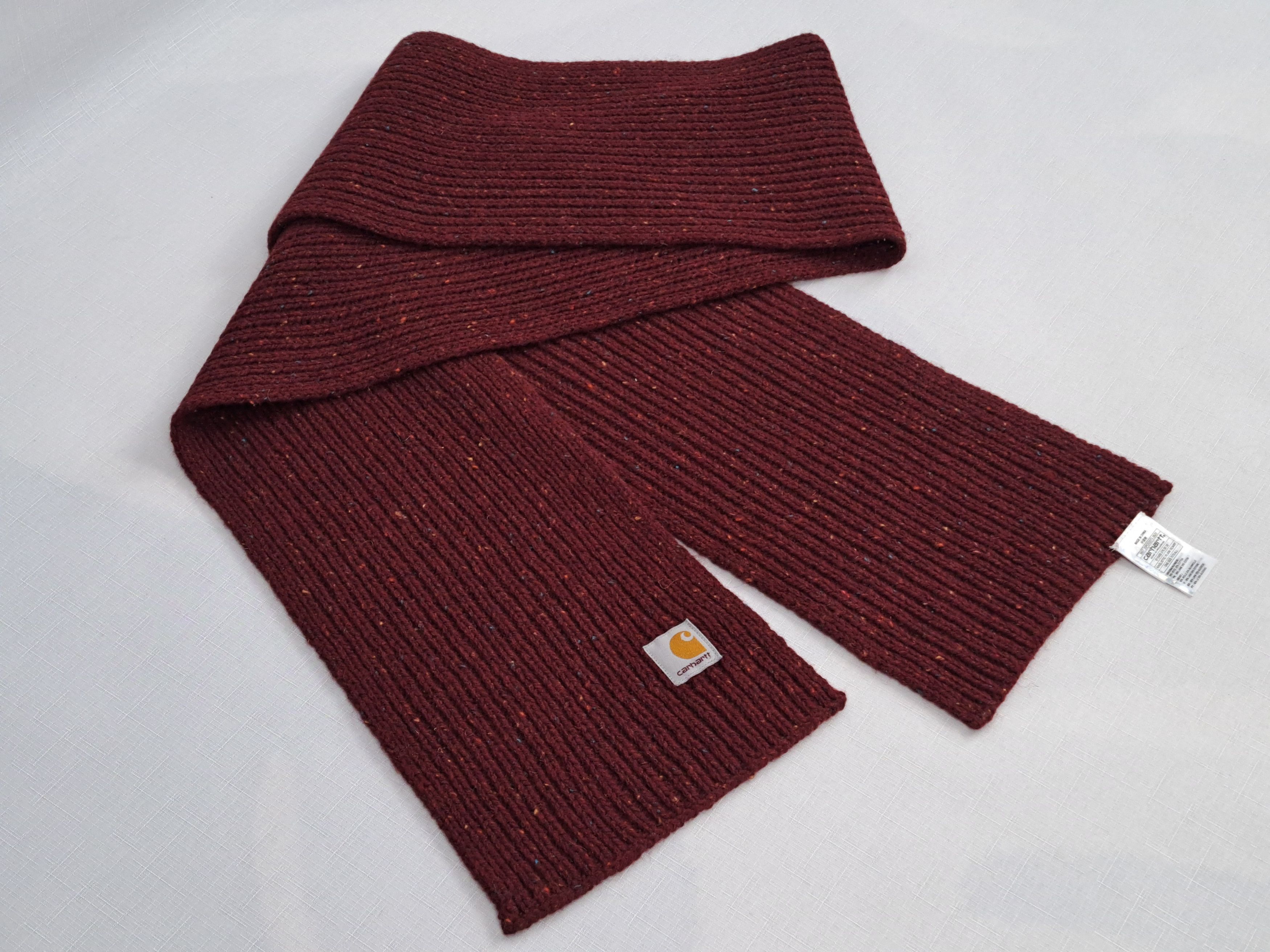 Carhartt Carhartt WIP Anglistic Plain wool blend scarf. Size ONE SIZE - 3 Thumbnail