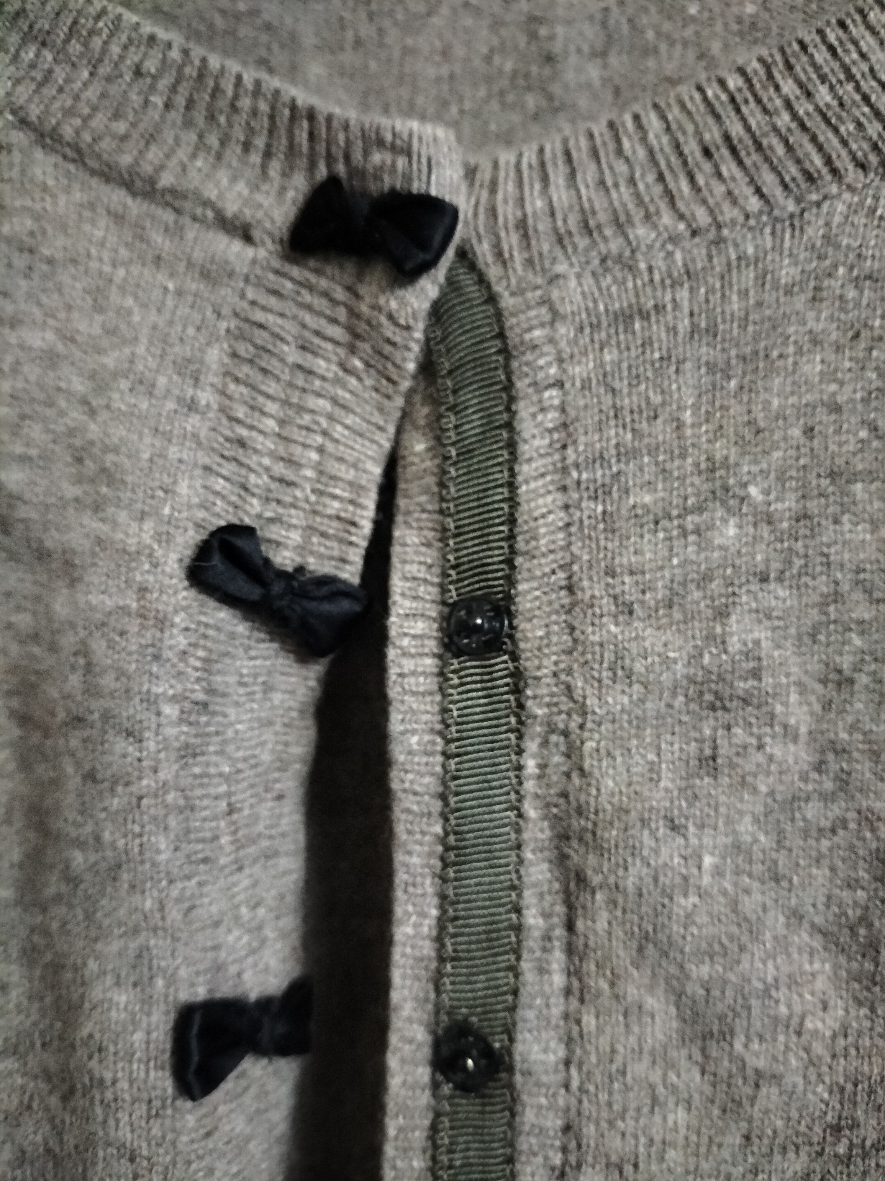 Sandro Taupe Wool and Cashmere Cardigan Size L / US 10 / IT 46 - 3 Thumbnail