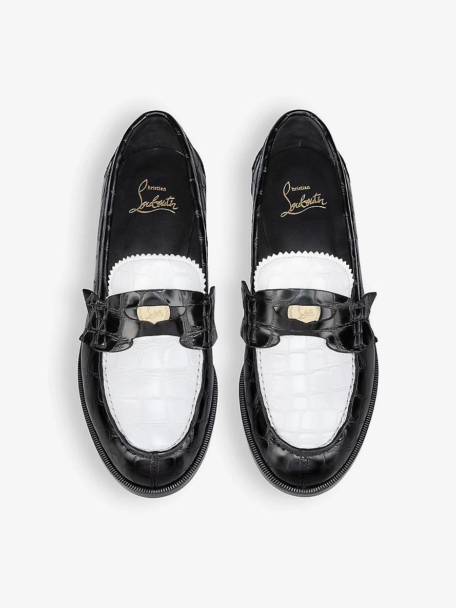 Christian Louboutin o1s1wg111025 Loafers in Black Size US 6 / IT 36 - 2 Thumbnail