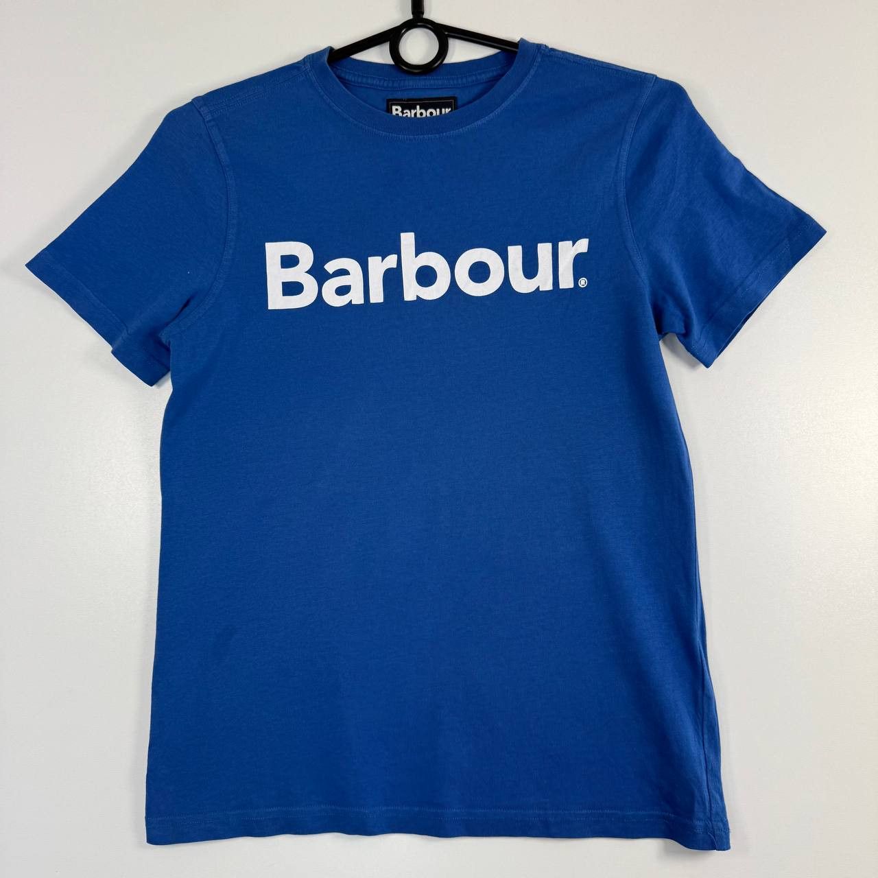 Barbour Barbour Logo T-Shirt Blue White Graphic Cotton Women L Size L / US 10 / IT 46 - 1 Thumbnail
