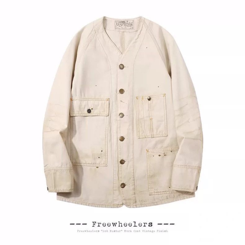 Freewheelers Freewheelers Washing to make old work jacket-2506 Size US M / EU 48-50 / 2 - 1 Thumbnail