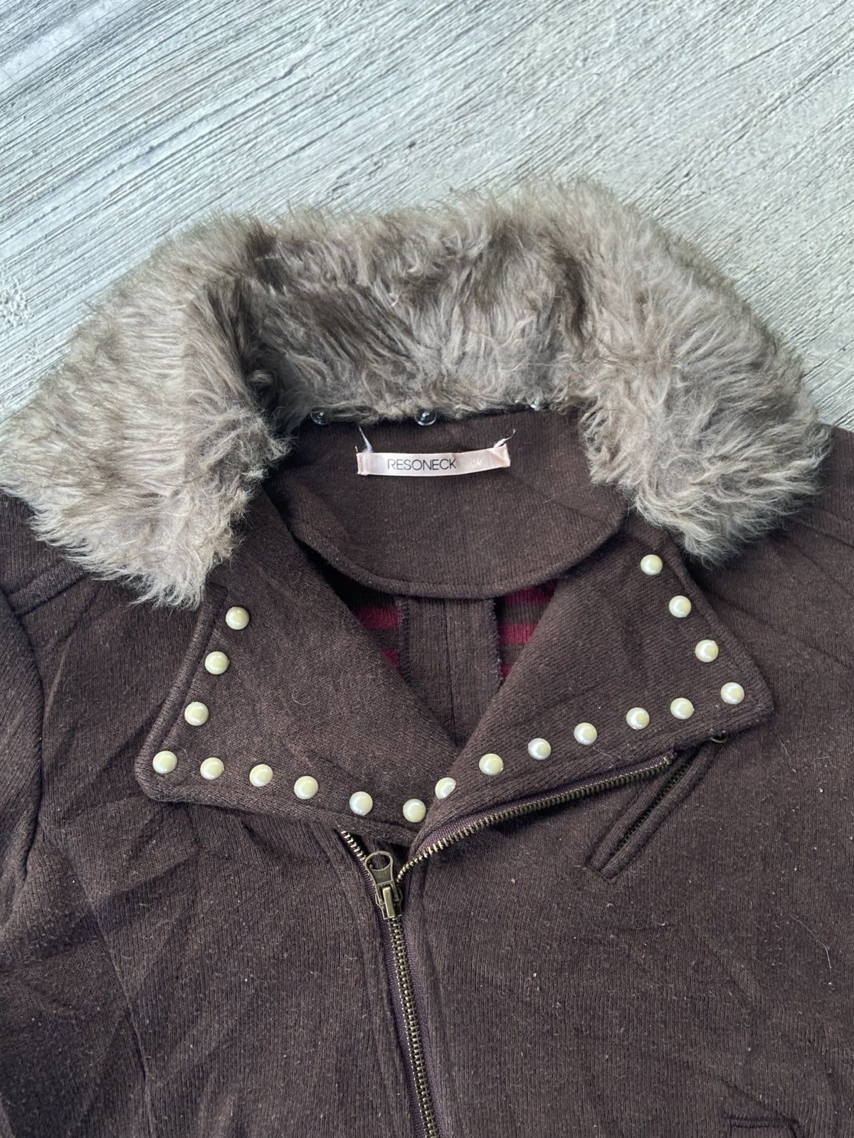 If Six Was Nine Vintage Resoneck cropped jacket like punk style Size S / US 4 / IT 40 - 4 Thumbnail