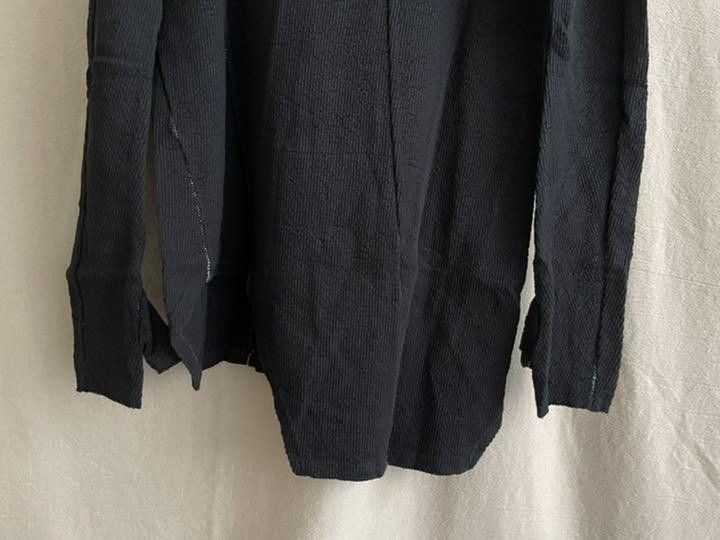The Viridi-anne Assymetric Scar Stitch Turtleneck - BLACK JP 3 Size US L / EU 52-54 / 3 - 16 Thumbnail
