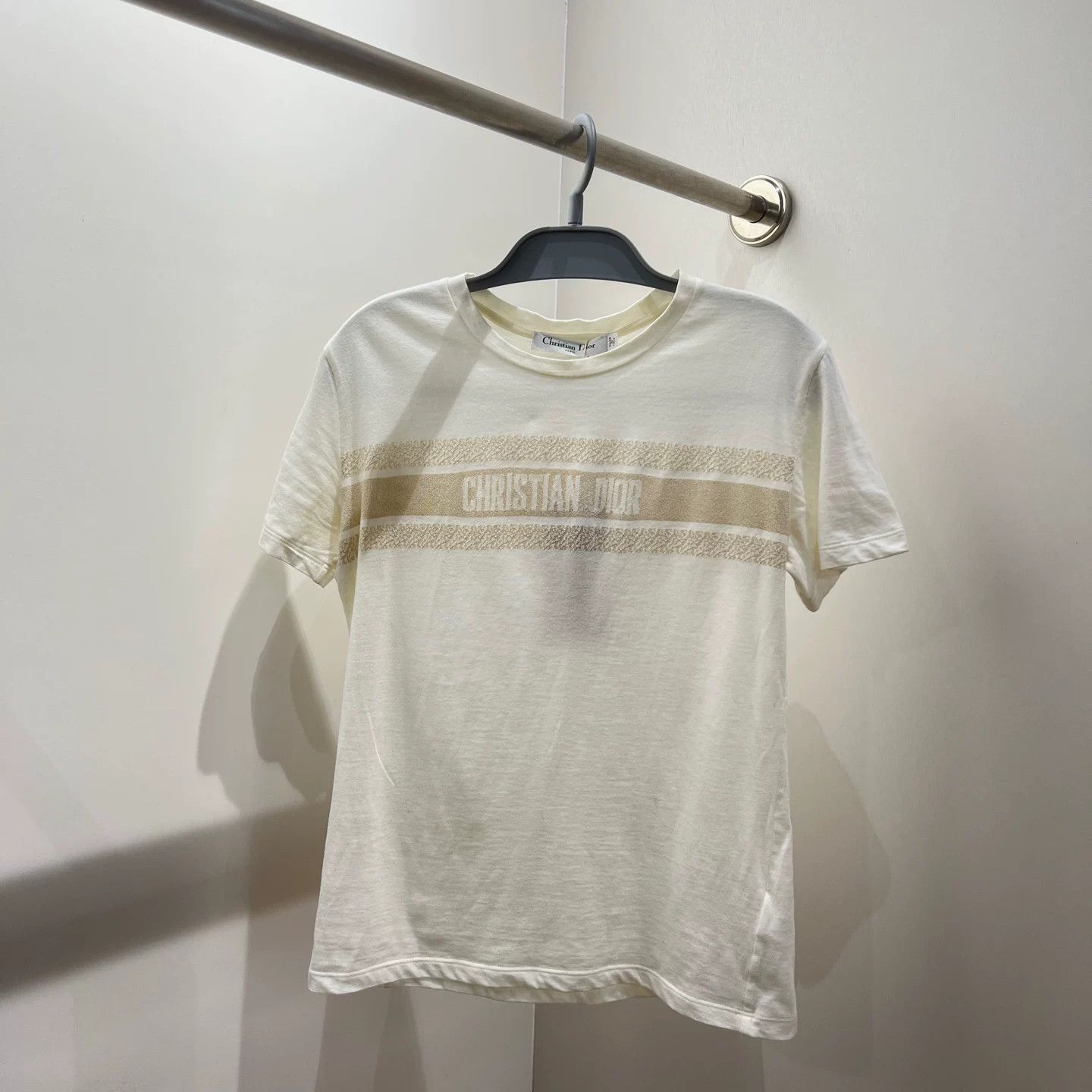 Dior dior tem417 striped print short sleeve tee Size US XS / EU 42 / 0 - 1 Thumbnail