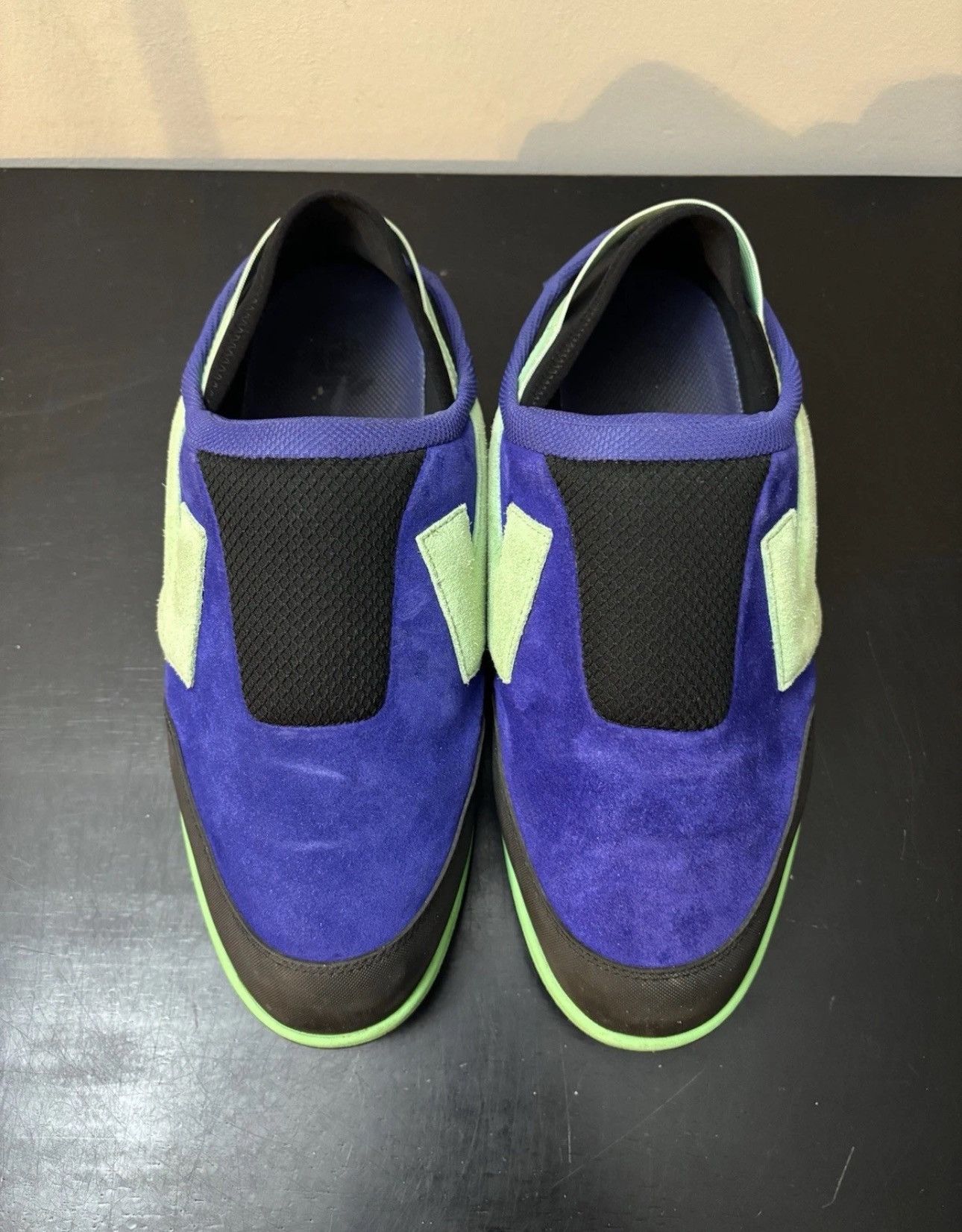 Off-White Off White Out of Office Arrow Mule Violet Green Size US 11 / EU 44 - 2 Thumbnail