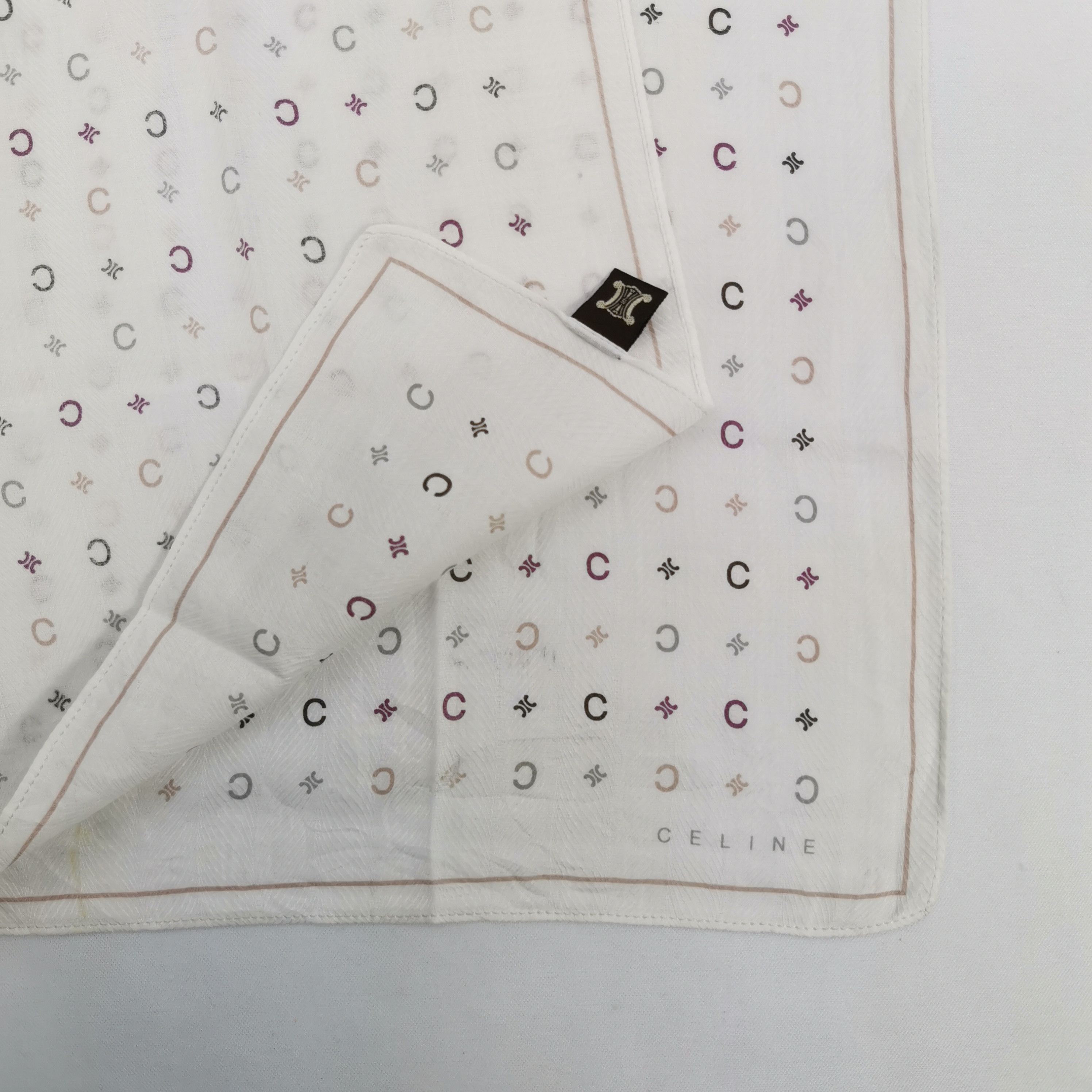 Celine Vintage Celine Handkerchief Pocket Square Bandana Size ONE SIZE - 3 Thumbnail