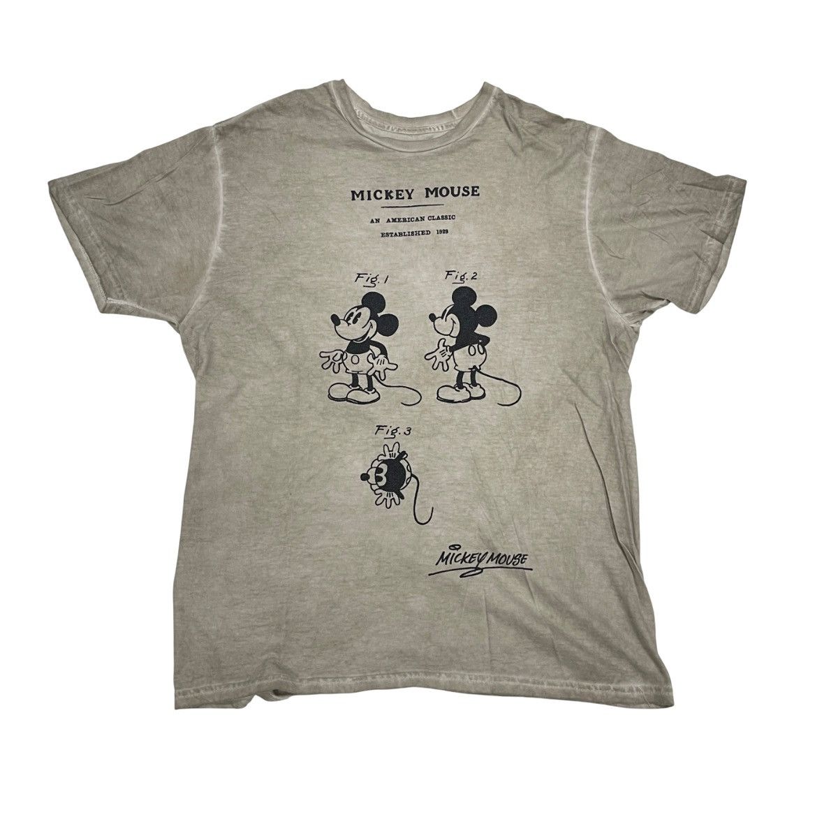 Disney Vintage Mickey Mouse Character Reference Tee Size US L / EU 52-54 / 3 - 1 Thumbnail