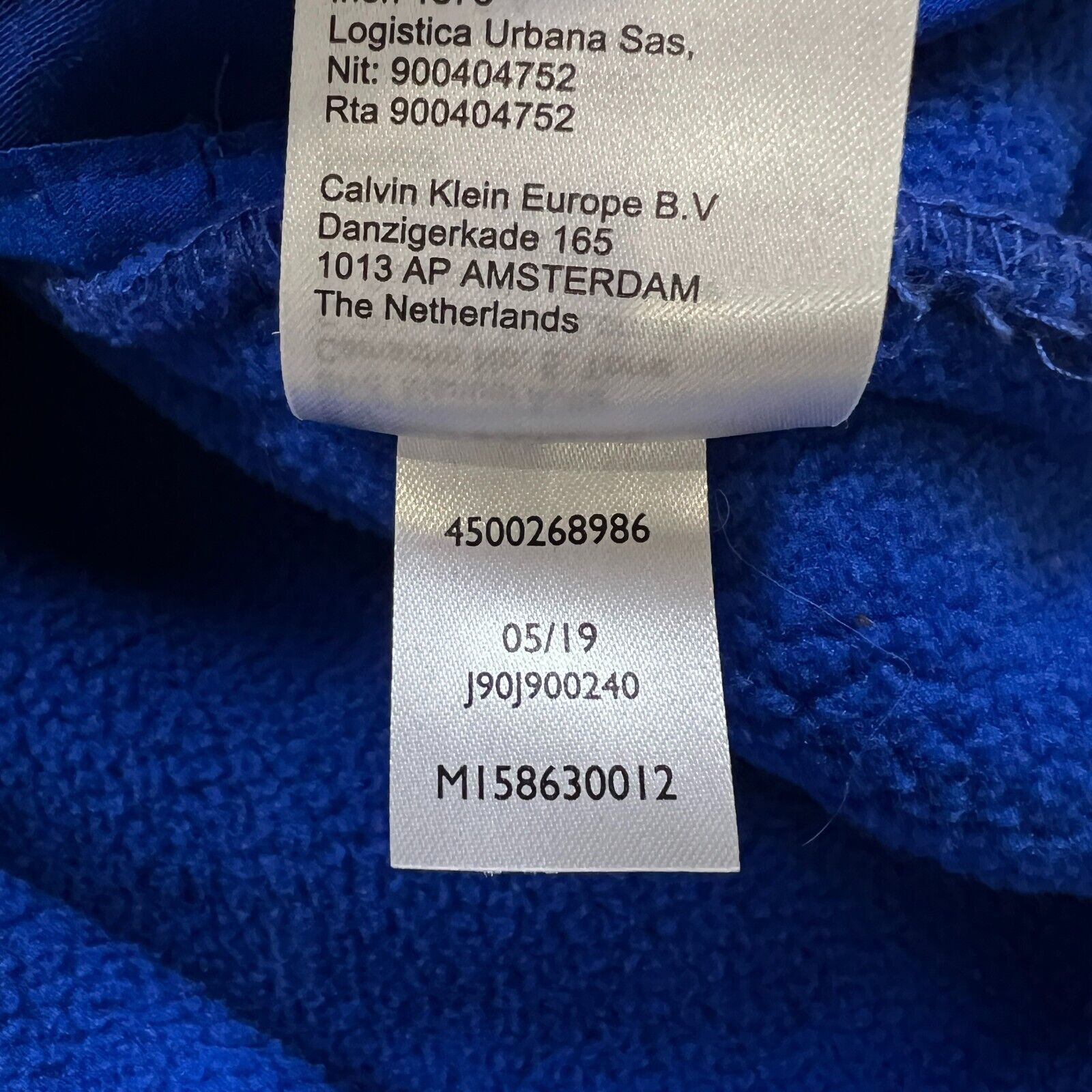 Calvin Klein Calvin Klein Jeans Fleece Medium EST 1978 Moon Odyssey Zip Size US M / EU 48-50 / 2 - 8 Thumbnail