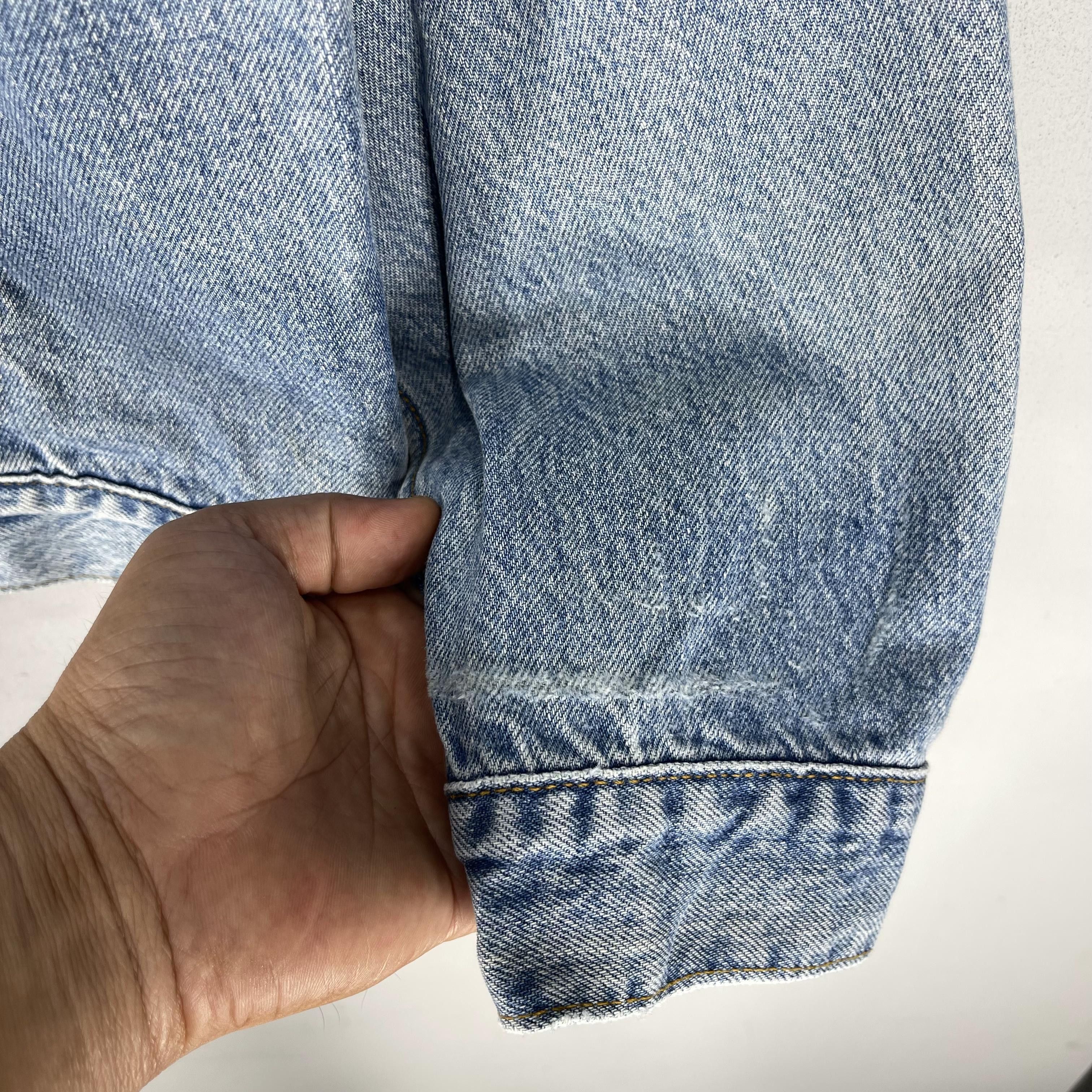 Levi's Vintage LEVIS 70503 Distressed Denim Trucker Jacket Size US XL / EU 56 / 4 - 11 Thumbnail