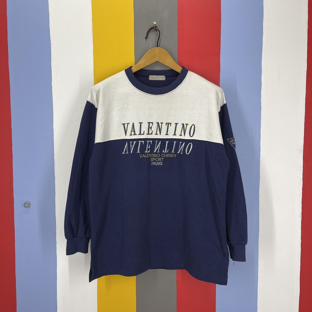Other VALENTINO CHRISTY SPORT PARIS Crew Neck Sweatshirt #1421/AX Size US M / EU 48-50 / 2 - 1 Thumbnail