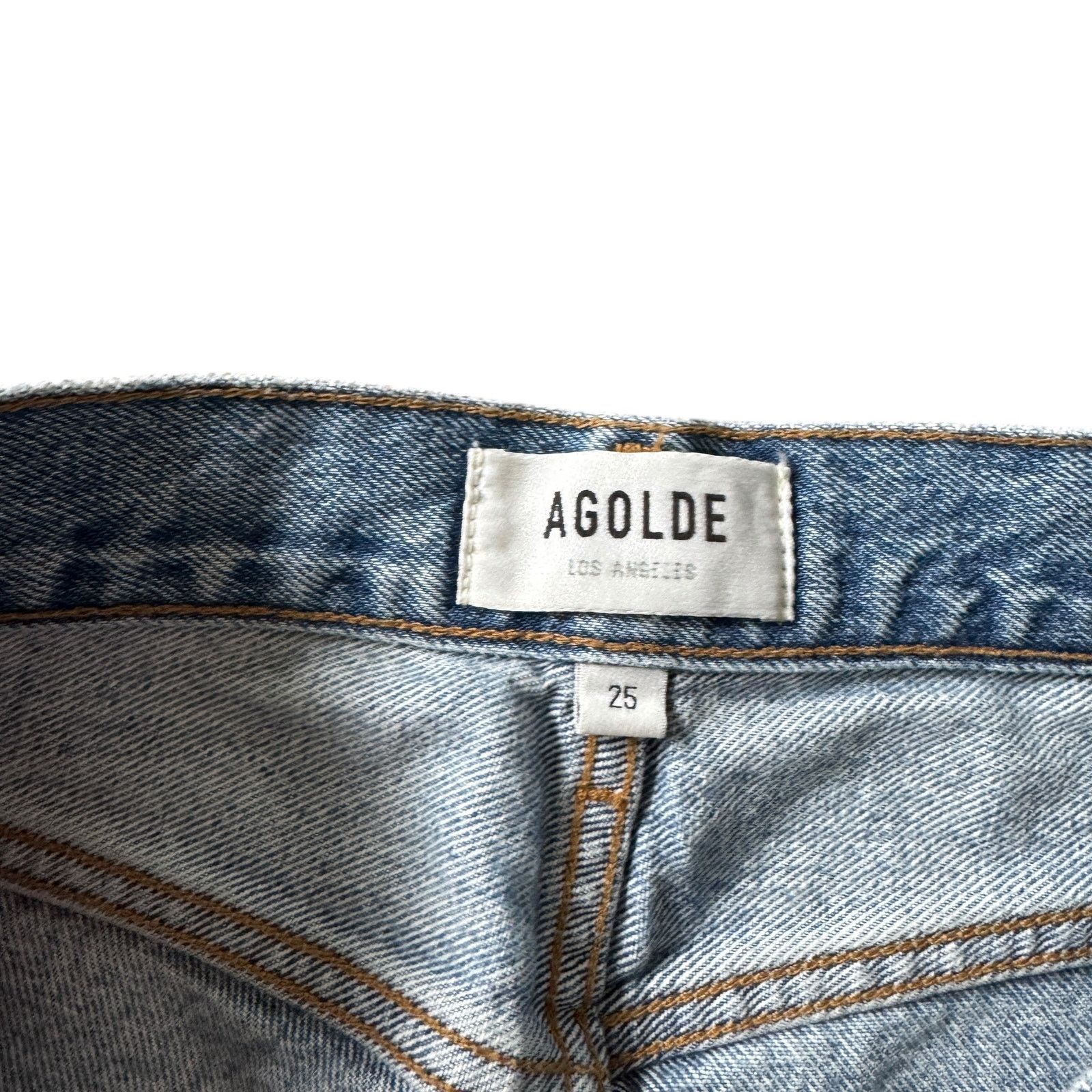 Agolde AGOLDE 90s Pinch Waist Jeans Ruminate Wash Size 25" / US 0 / IT 36 - 4 Thumbnail