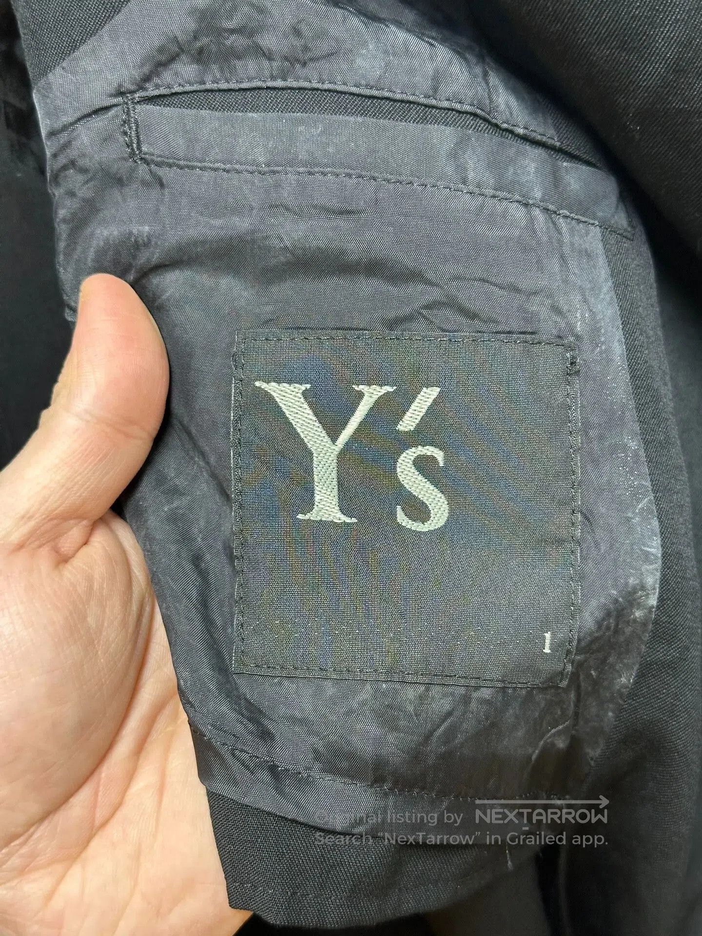 Y's Yohji Yamamoto Black Long Vest. Size M / US 6-8 / IT 42-44 - 5 Thumbnail