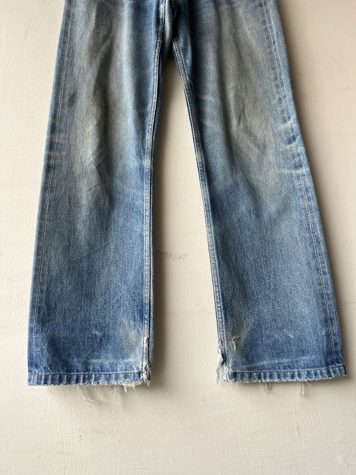 A.P.C. Vintage A.P.C. Japan Distress Dirty Mud Denim Selvedge Jeans Size US 29 - 18 Thumbnail