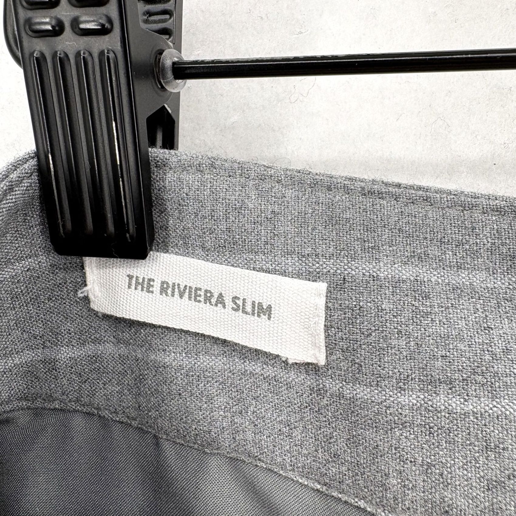 Loft LOFT Riviera Slim Dress Pants Womens 2 Gray Pinstripe Mid Rise Tapered NWT Pants Size 26" / US 2 / IT 38 - 5 Thumbnail