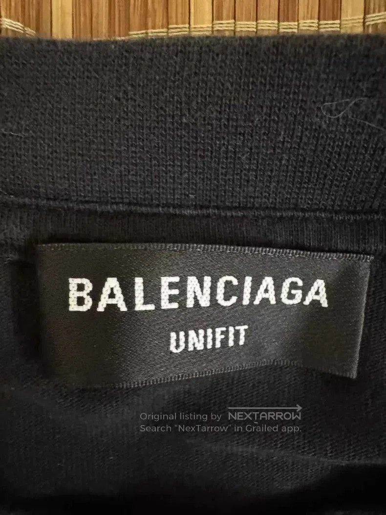 Balenciaga Balenciaga Black Flame Short Sleeve T. Size US L / EU 52-54 / 3 - 4 Thumbnail
