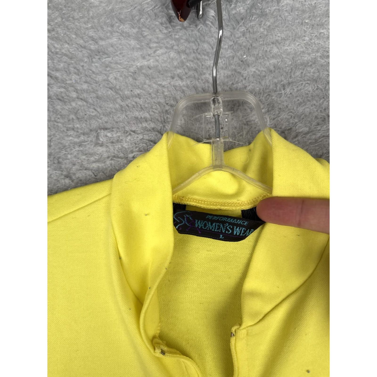Vintage VINTAGE Performance Women's Wear Cycling Jersey Shirt Womens Large Yellow 1/4 Zip Pockets Size L / US 10 / IT 46 - 7 Thumbnail