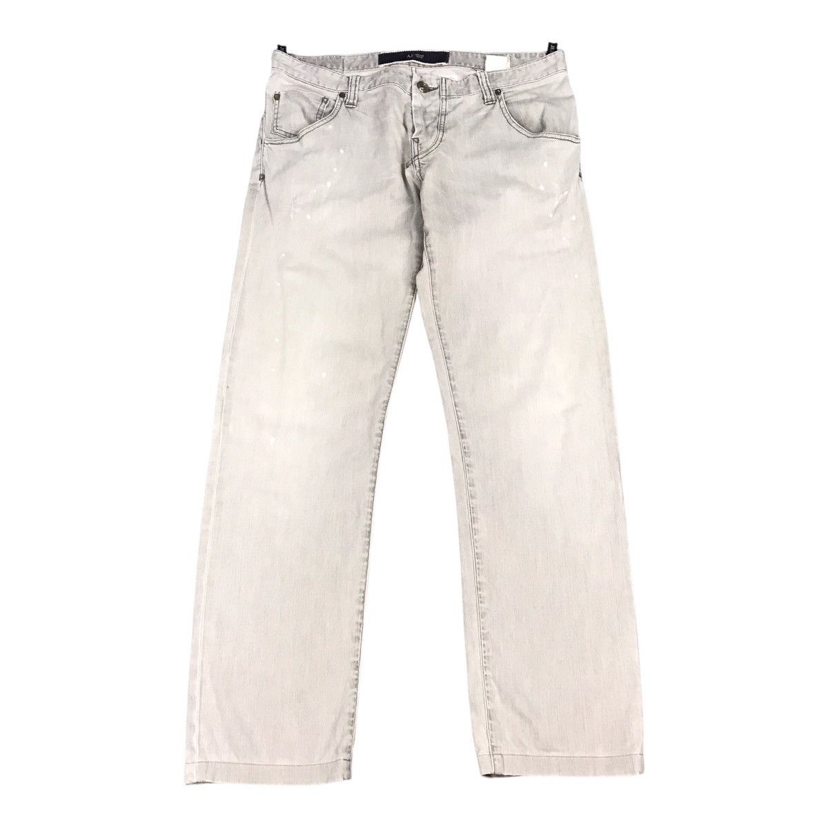 Armani × Emporio Armani × Japanese Brand ARMANI JEANS LIGHT WASH FADED DENIM PANTS Size US 34 / EU 50 - 1 Thumbnail