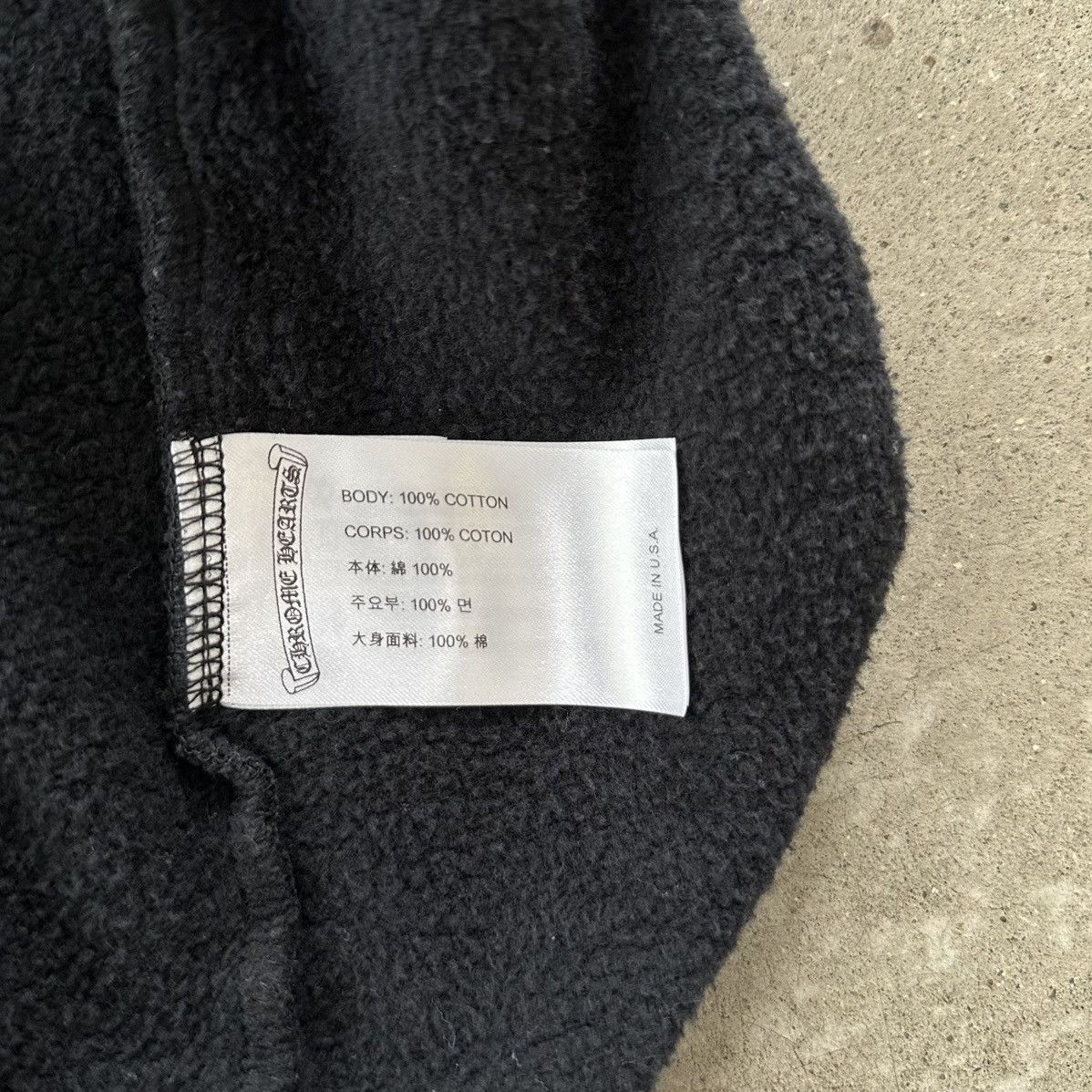 Chrome Hearts black & baby blue chrome hearts hoodie Size US L / EU 52-54 / 3 - 6 Thumbnail