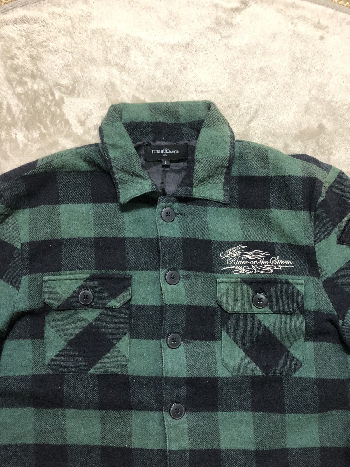 If Six Was Nine × In The Attic × Le Grande Bleu (L.G.B.) Vintage In The Attic Homme Riders on the Storm Plaid Shirt Size US M / EU 48-50 / 2 - 3 Thumbnail