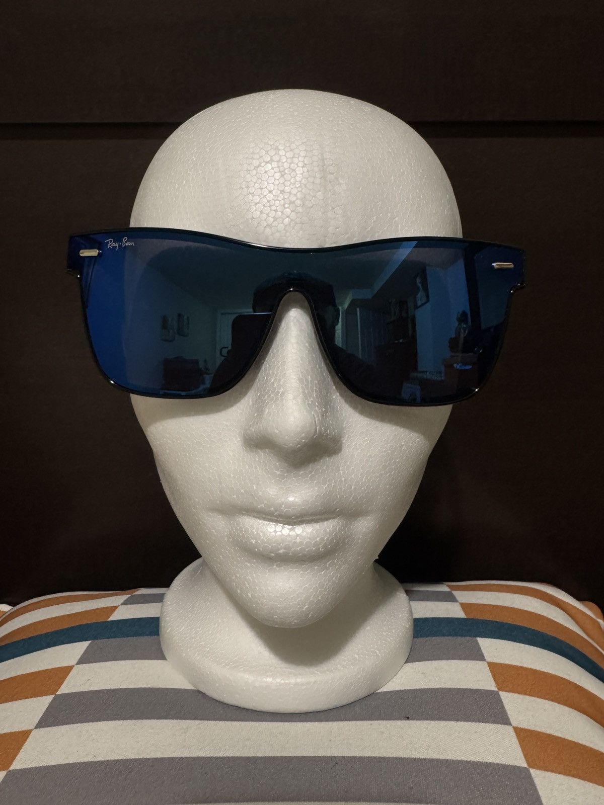 RayBan 3x vintage RAY-BAN BLUE LENS SUNGLASSES! *Estate Sale Find* Size ONE SIZE - 6 Thumbnail