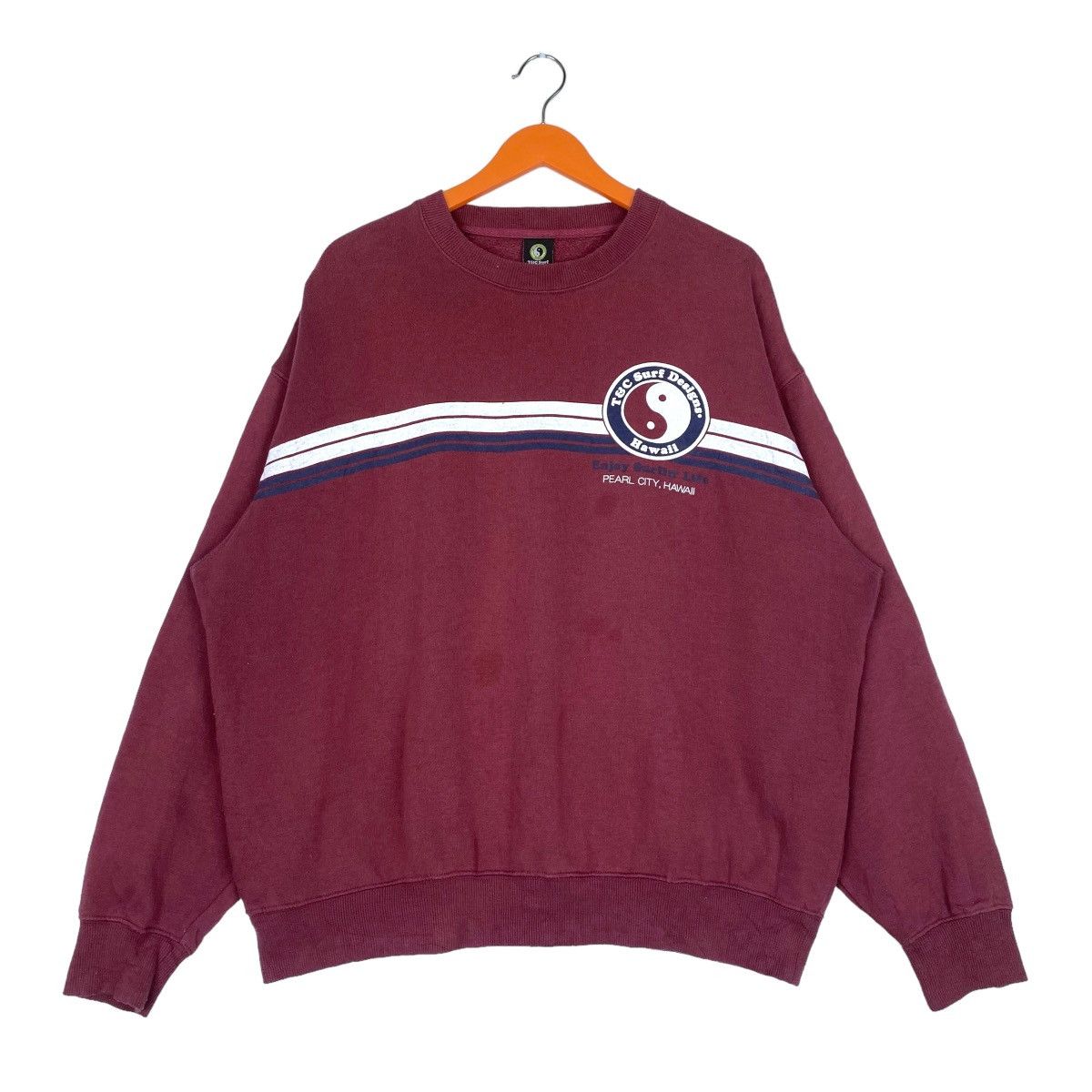 Designer × Vintage T&C Surf Design Sweatshirt Crewneck Pullover Jumper Size L Size US XL / EU 56 / 4 - 2 Thumbnail